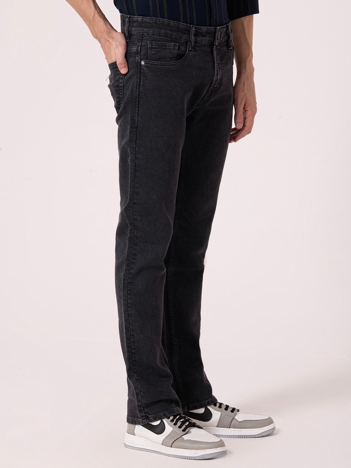 Albion Mens Black Jeans