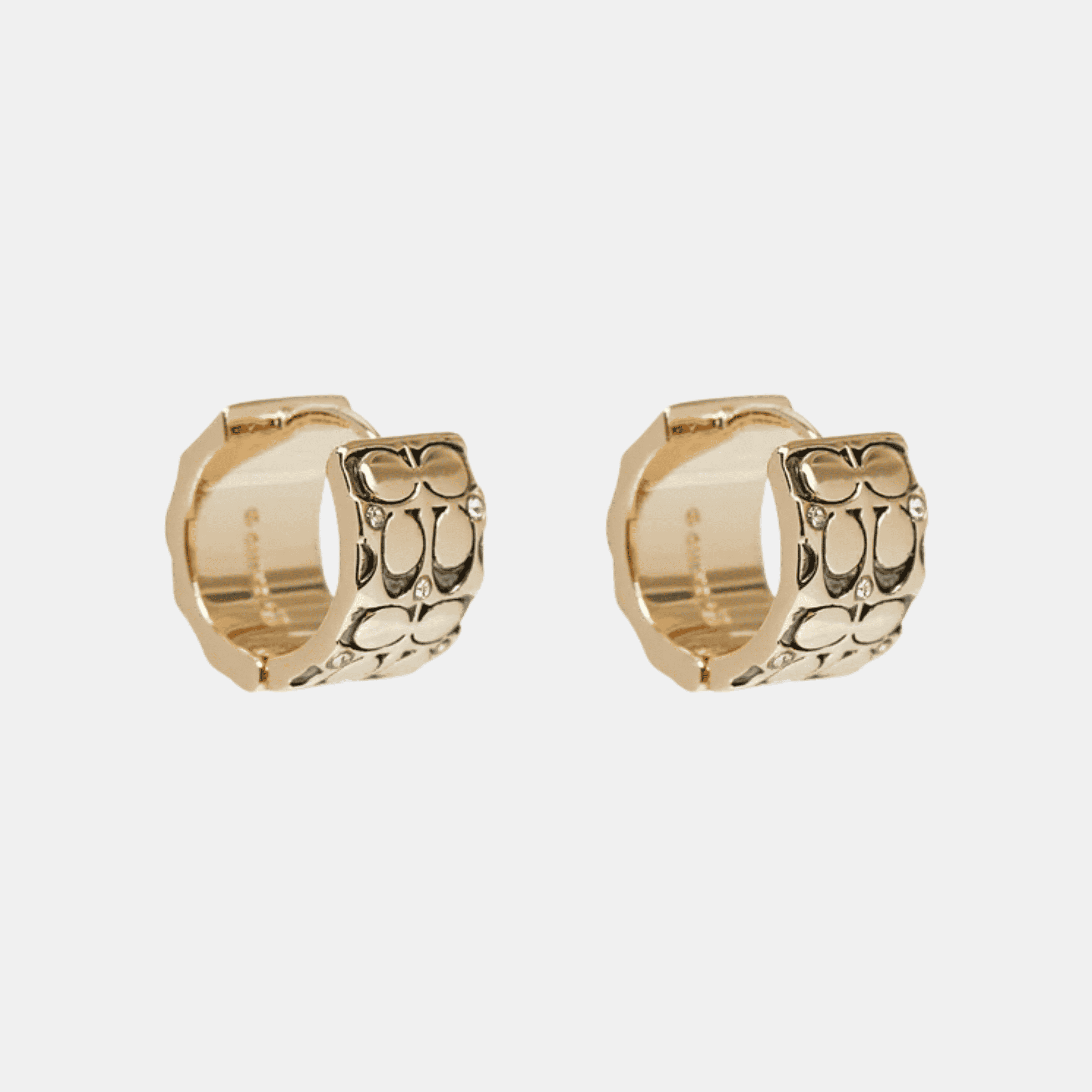 Signature Quilted Huggie Earrings