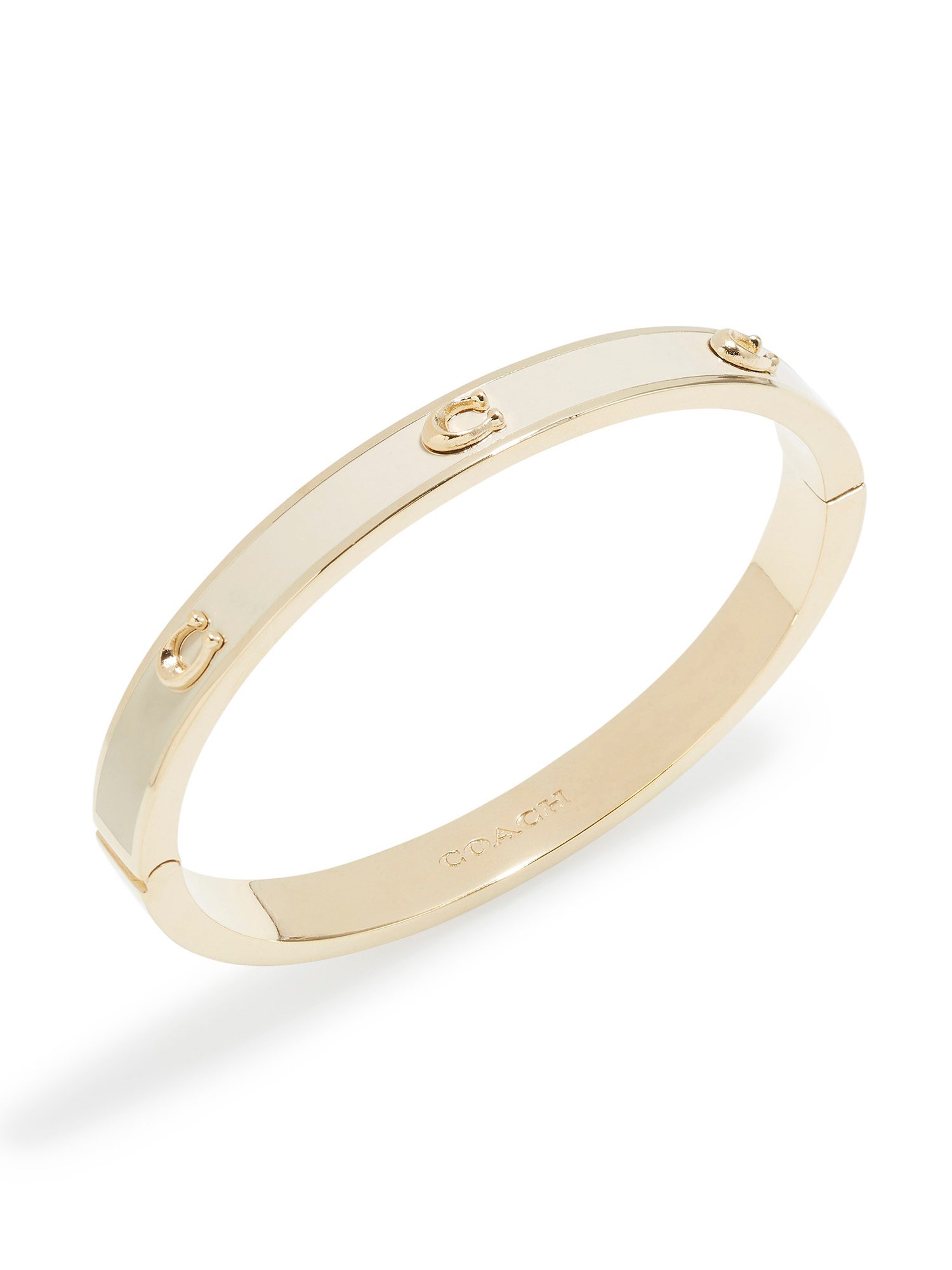 Signature Enamel Bangle Bracelet