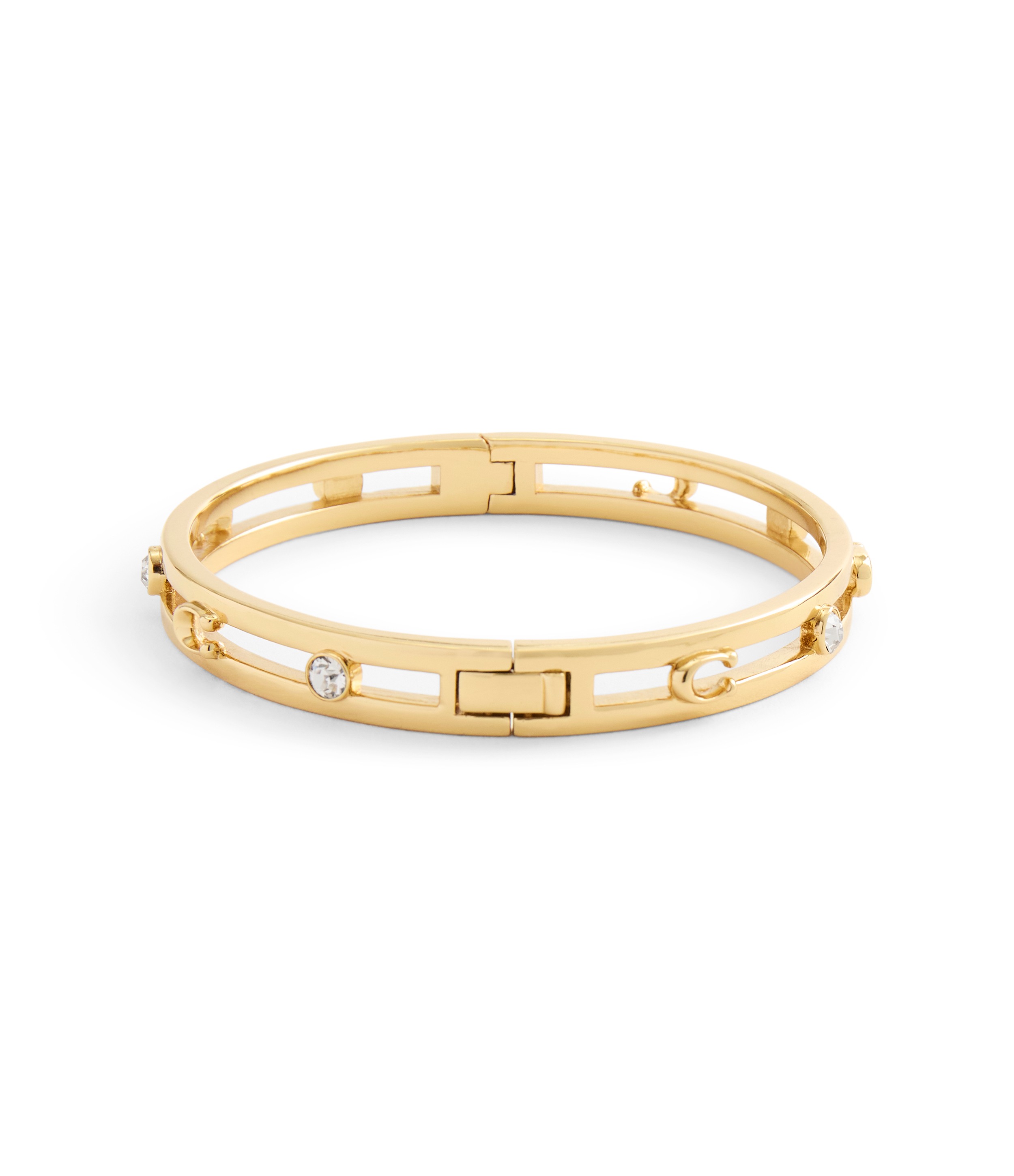 Signature C Open Bangle Bracelet