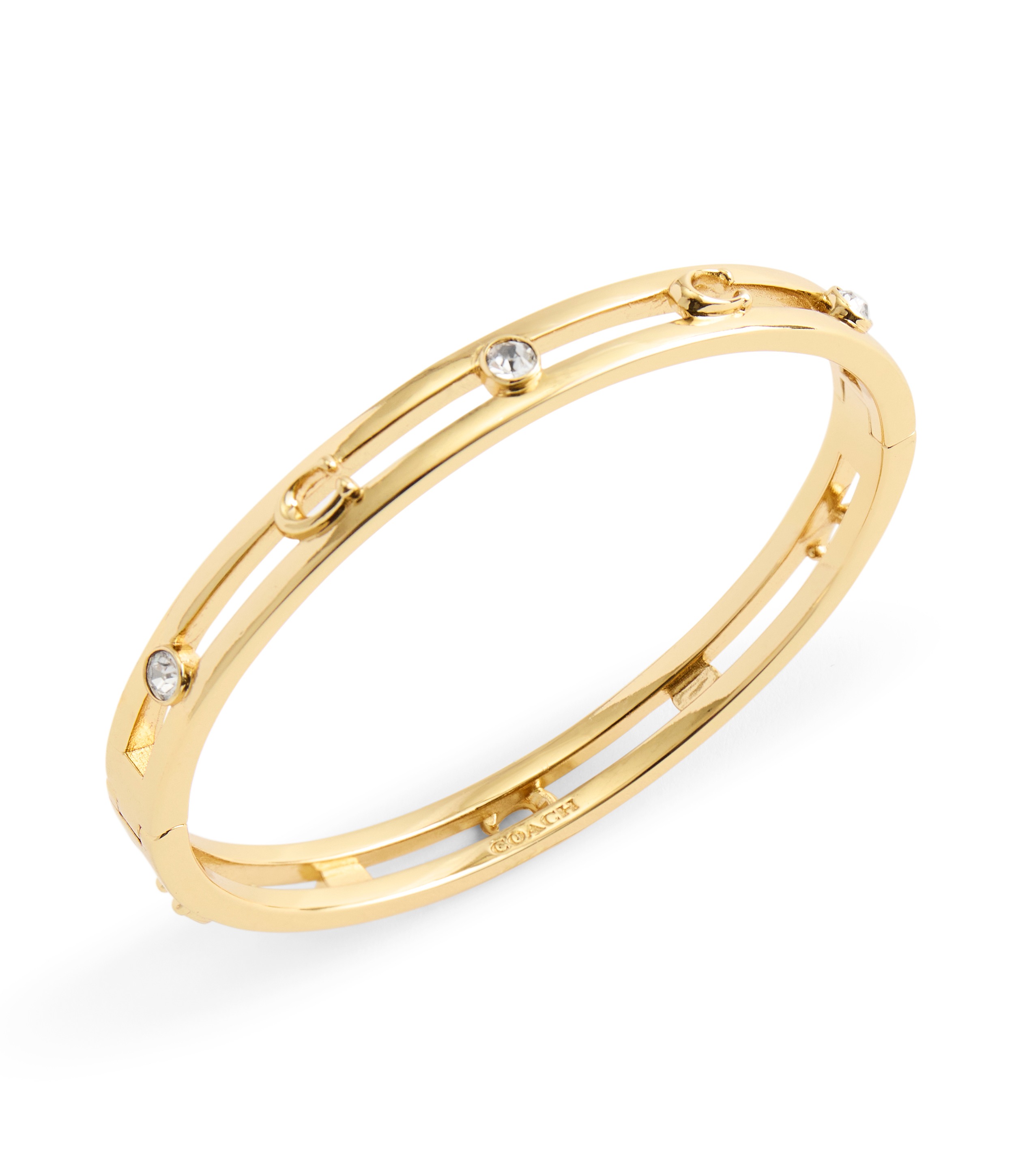 Signature C Open Bangle Bracelet
