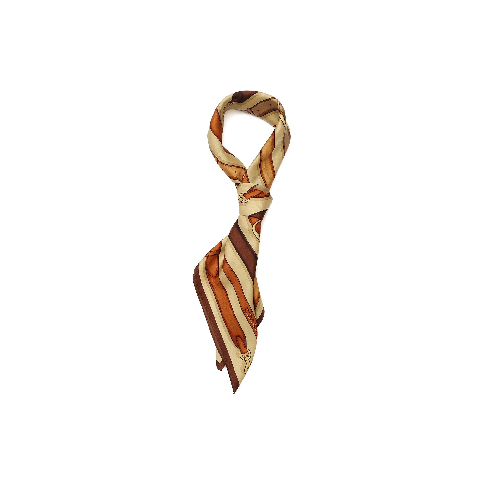 Multi Belt Printed Silk Square