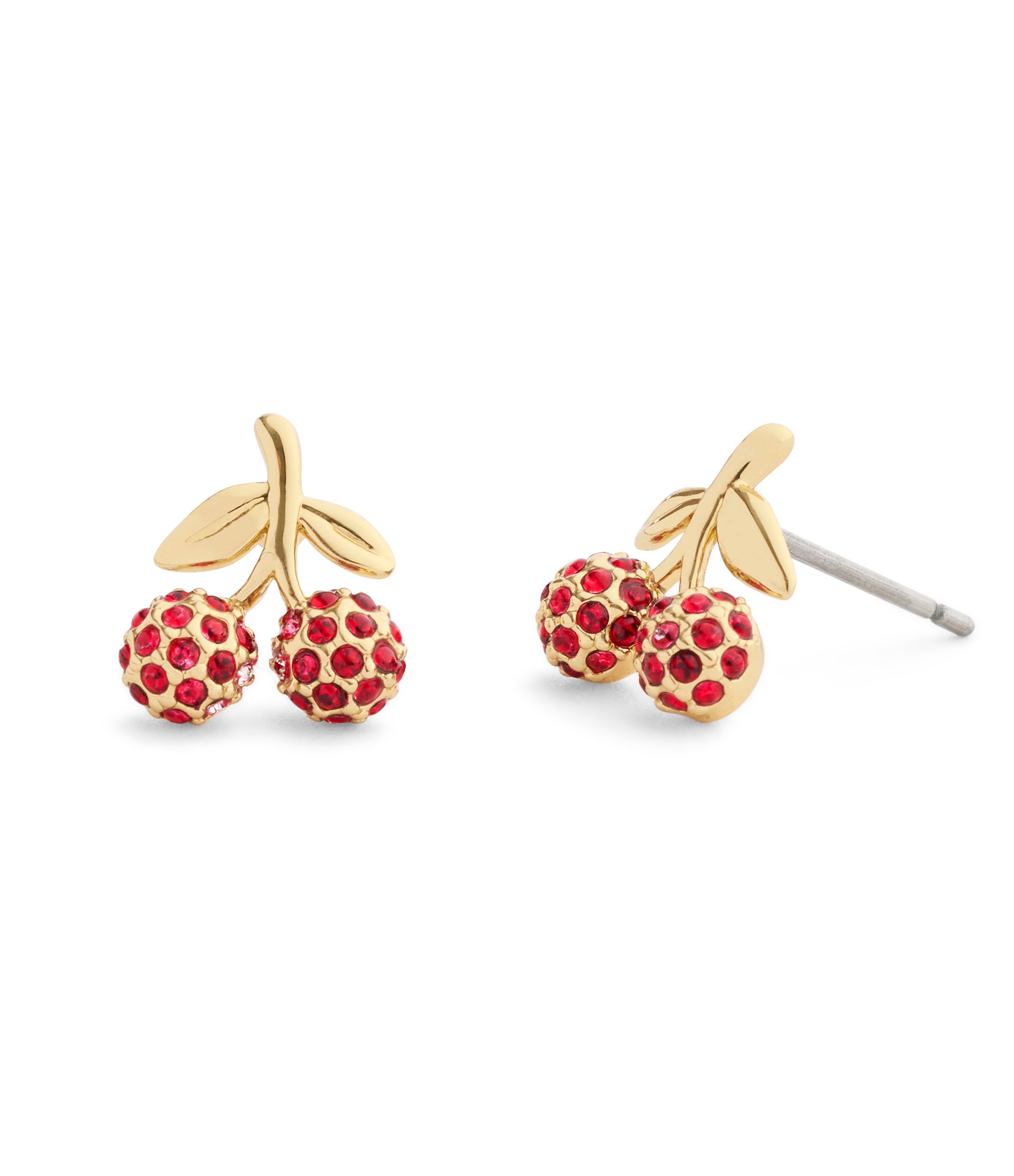 Pavé Icons Cherry Stud Earrings