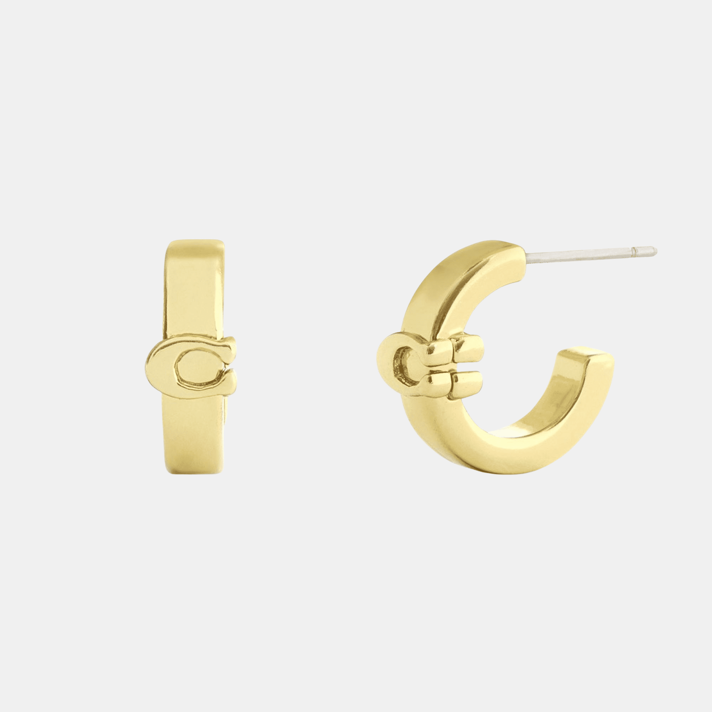 Signature C Huggie Earrings