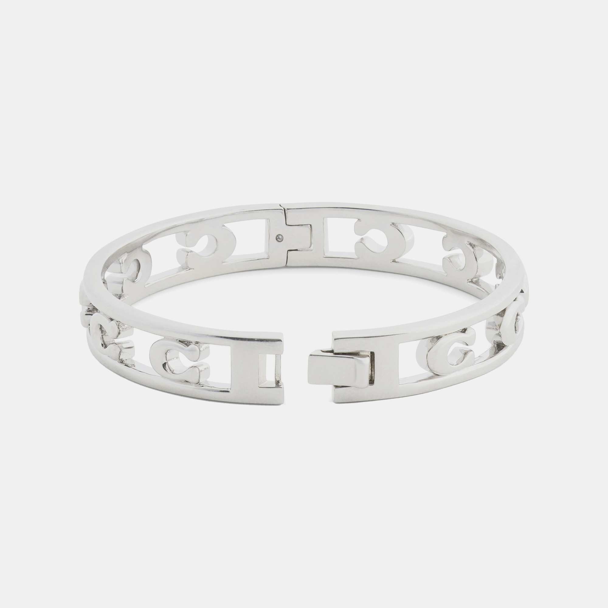 Signature C Openwork Bangle Bracelet