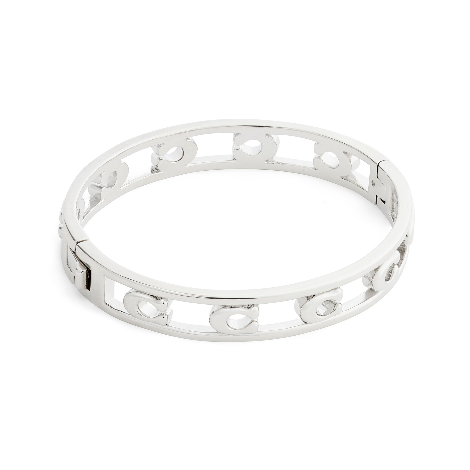 Signature C Openwork Bangle Bracelet