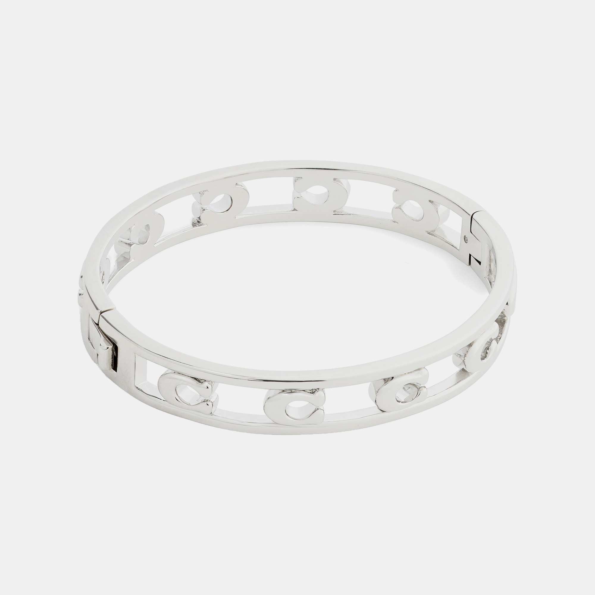 Signature C Openwork Bangle Bracelet