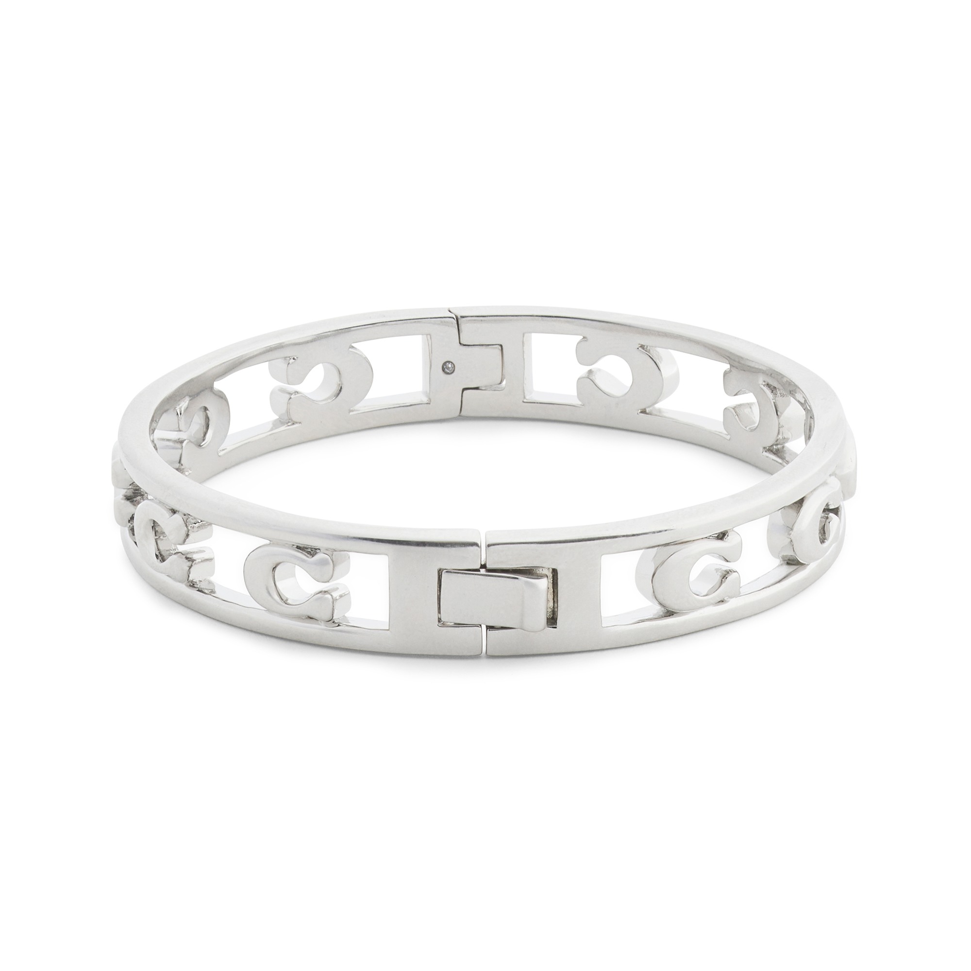 Signature C Openwork Bangle Bracelet
