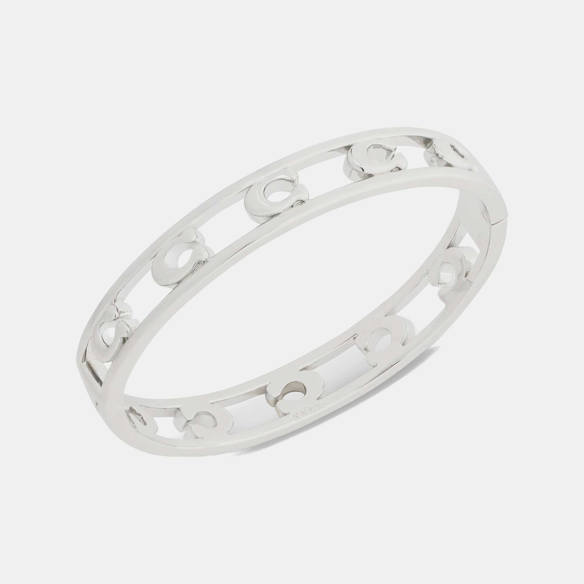 Signature C Openwork Bangle Bracelet