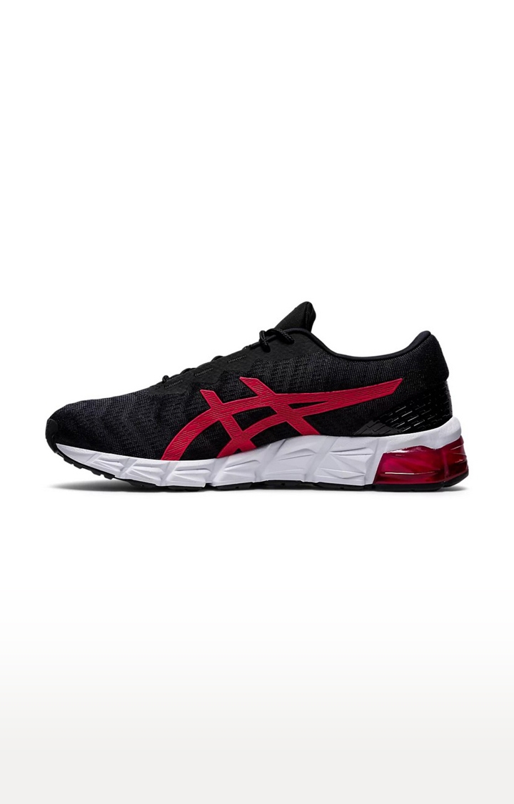 Asics | Men's Black and Red Mesh Running Shoes 1