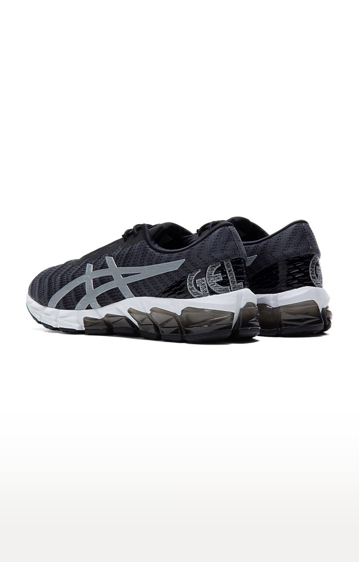 Asics | Men's Black and Grey Synthetic Running Shoes 2