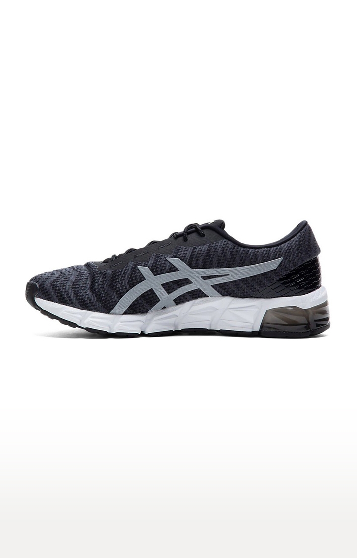 Asics | Men's Black and Grey Synthetic Running Shoes 1