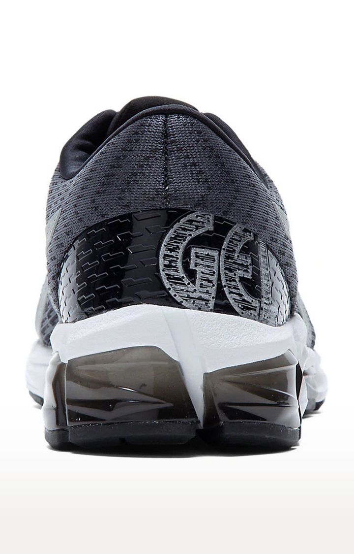 Asics | Men's Black and Grey Synthetic Running Shoes 5