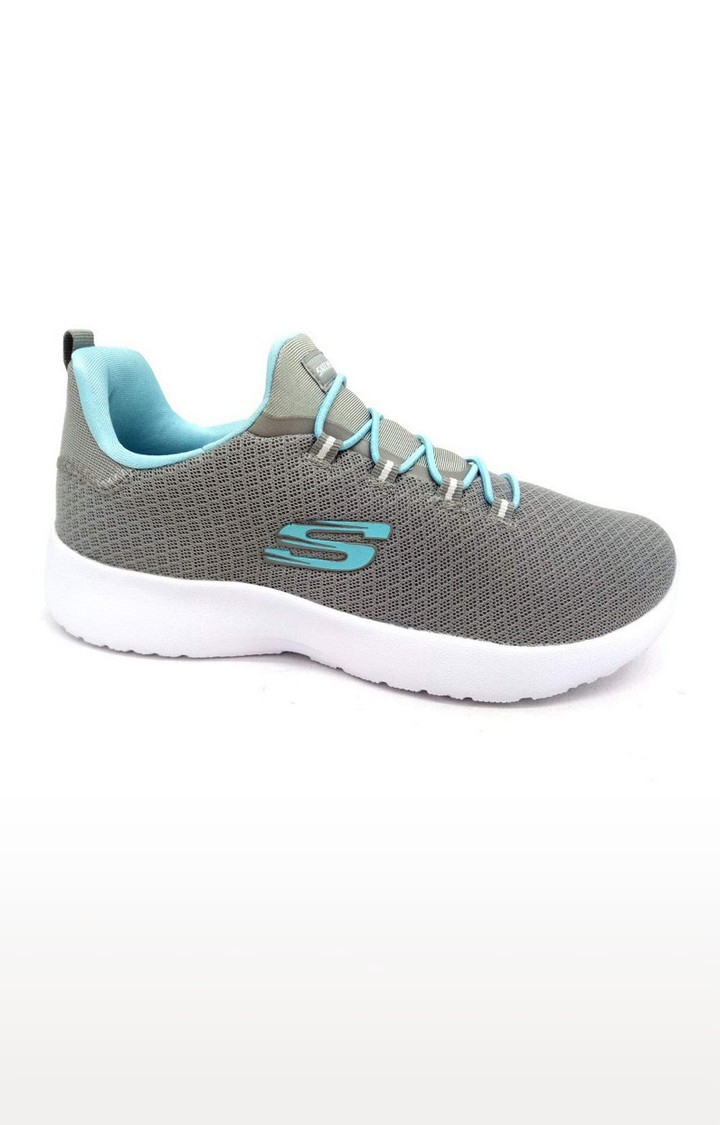Skechers | Skechers Women's Dynamight Grey Light Blue Walking Shoes 0