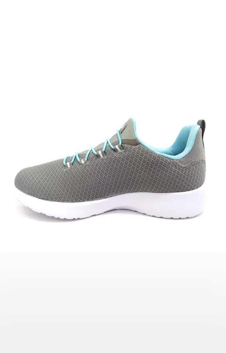 Skechers | Skechers Women's Dynamight Grey Light Blue Walking Shoes 1