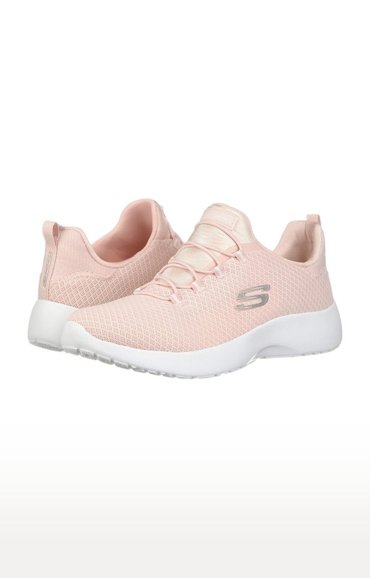 Skechers Dynamight Womens Slip On Sneakers Light Pink