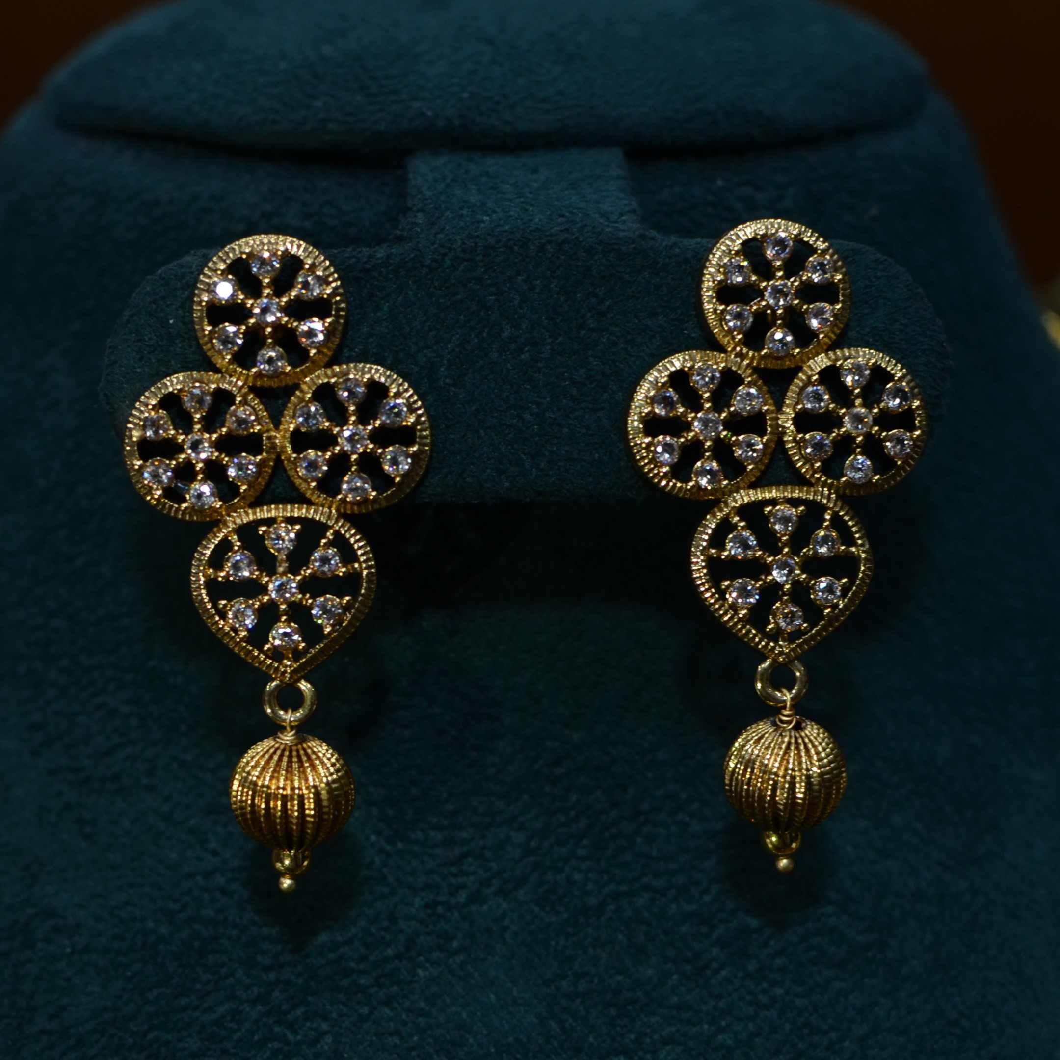 The Nila Gold Plated Statement Necklace Set