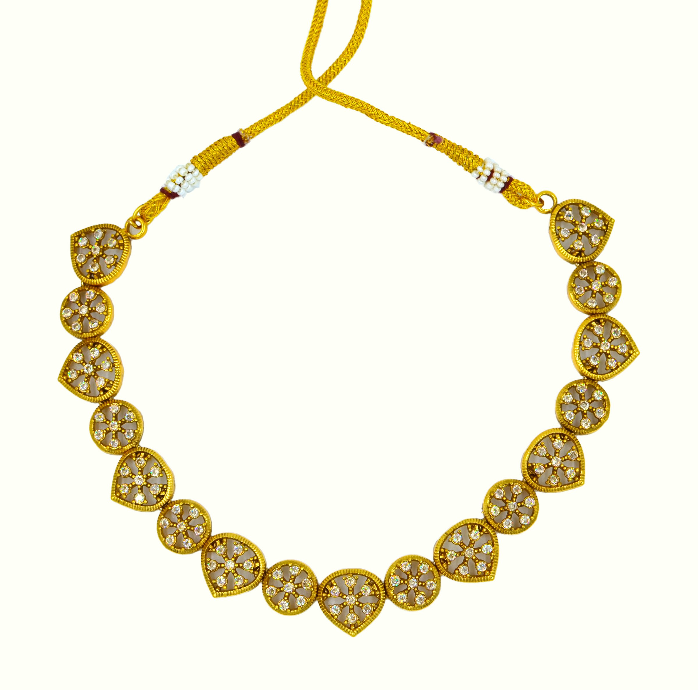 The Nila Gold Plated Statement Necklace Set