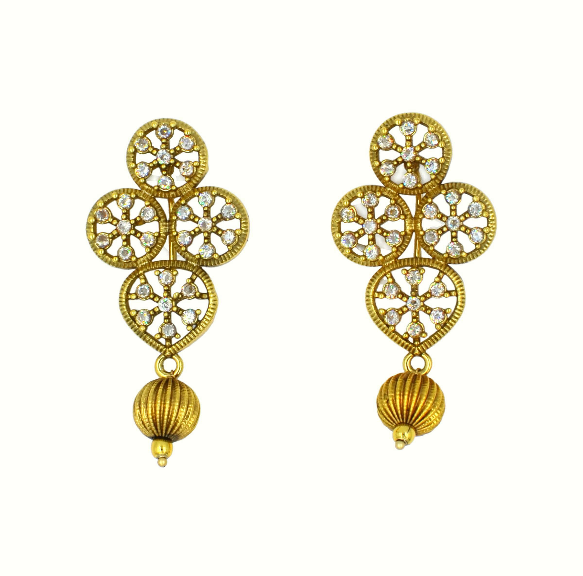 The Nila Gold Plated Statement Necklace Set