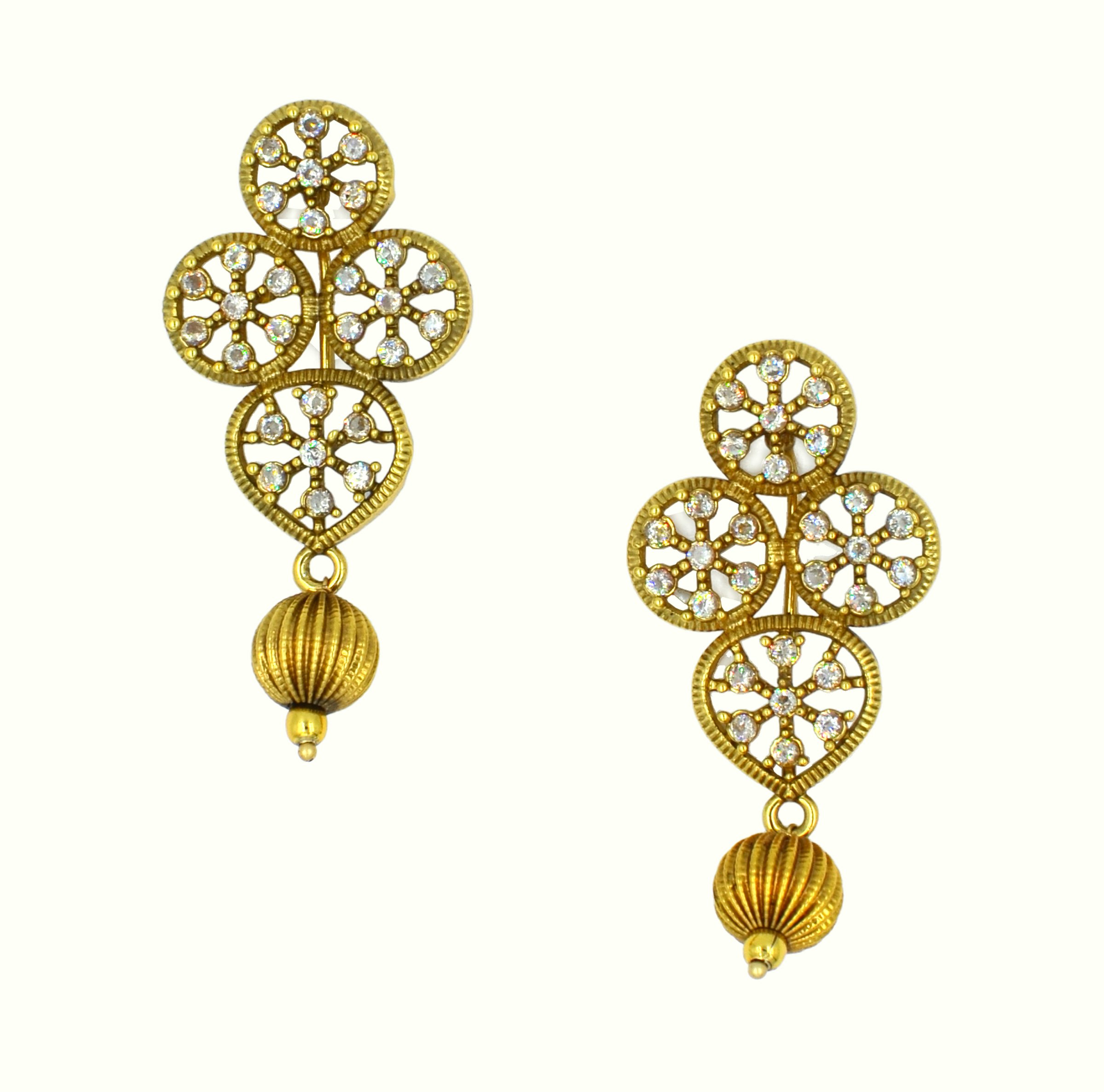 The Nila Gold Plated Statement Necklace Set