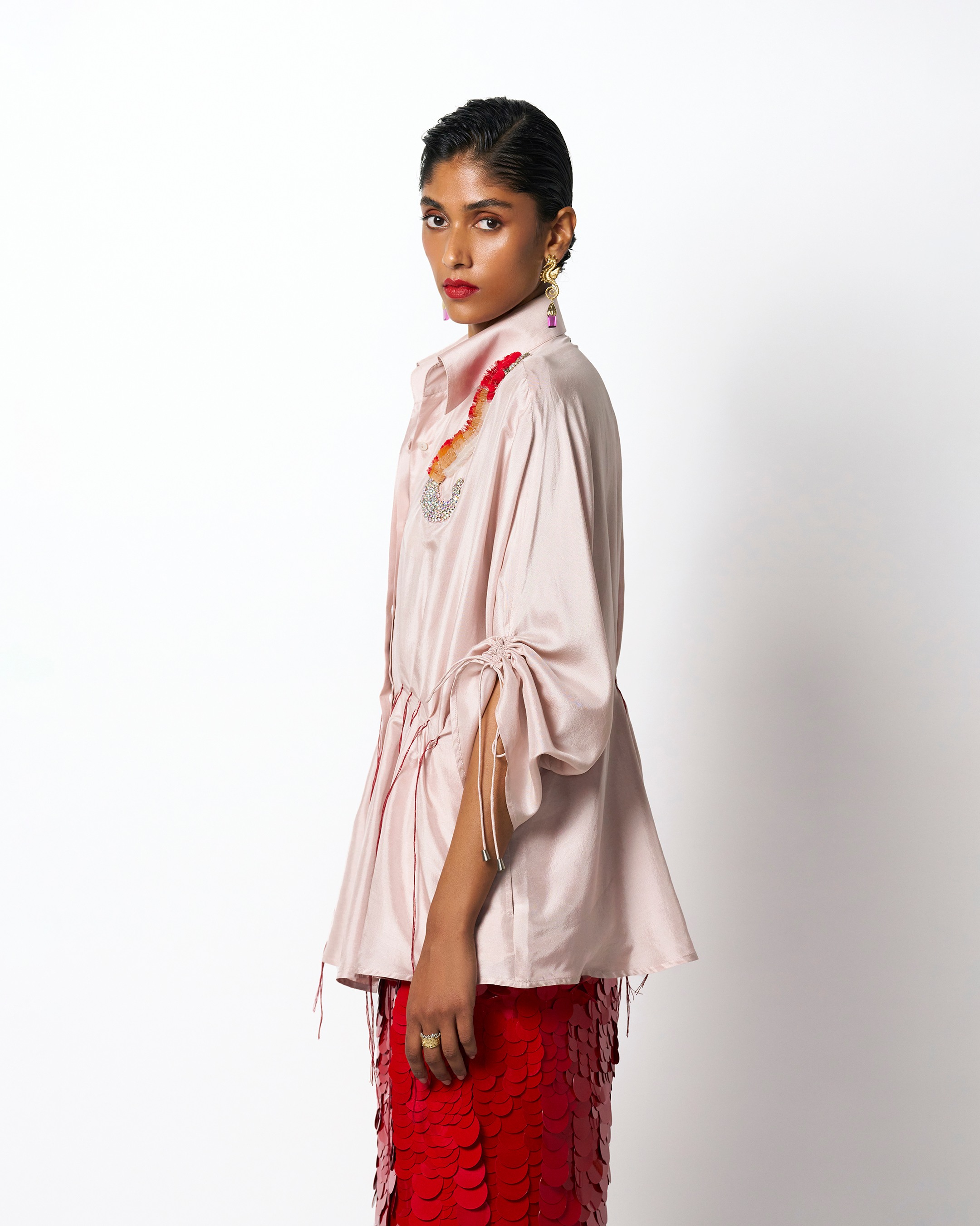 Coral Kimono