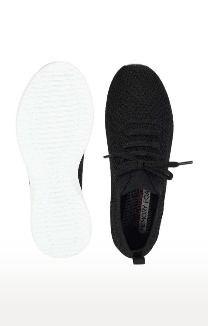 Skechers Women's Ultra Flex-Statements Black/White Sports Shoe_12841-BKW