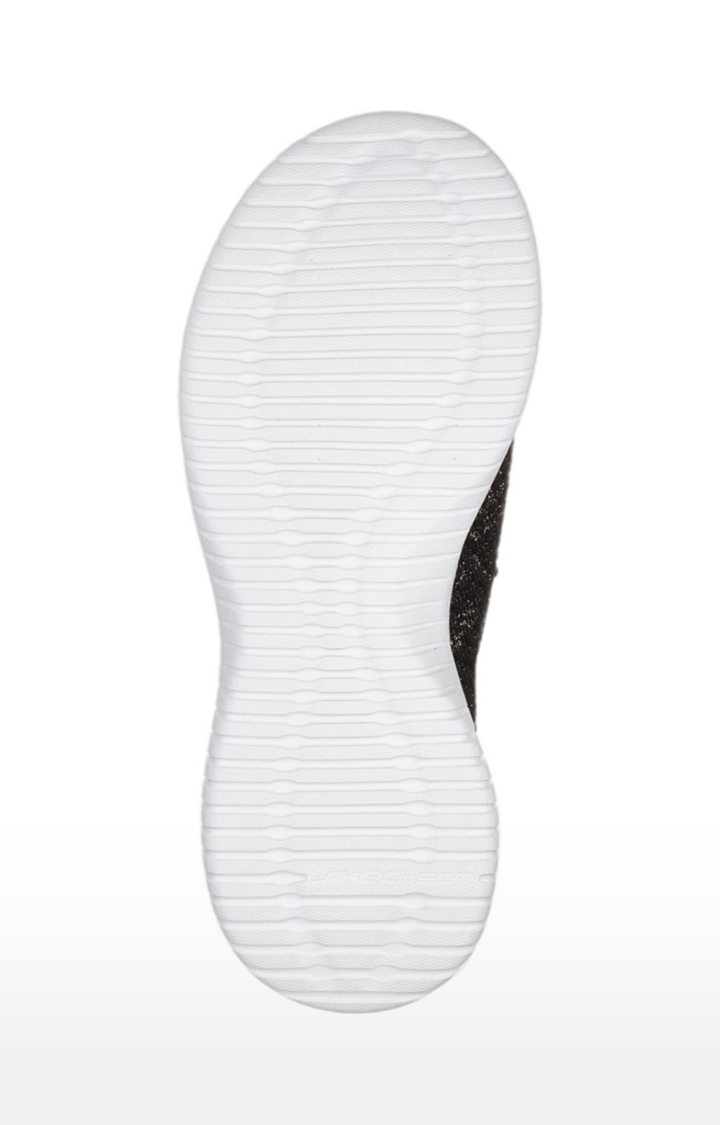 Skechers | Skechers Women's Ultra Flex-SALUTATIONS Black/Gold Sports Shoe_12843-BKGD 4