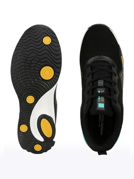 Campus Shoes | Men's Black HASHBRO Running Shoes 2