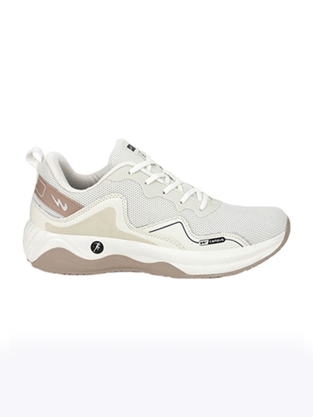 Campus Shoes | Men's White HASHBRO Running Shoes 1