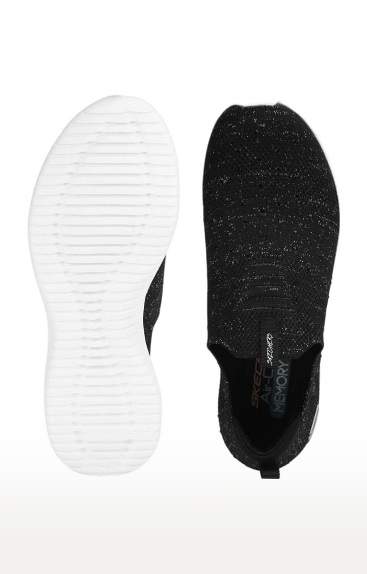 Skechers | Skechers Women's Ultra Flex-Thrive UP Black/Silver Sports Shoe_13113-BKSL 4