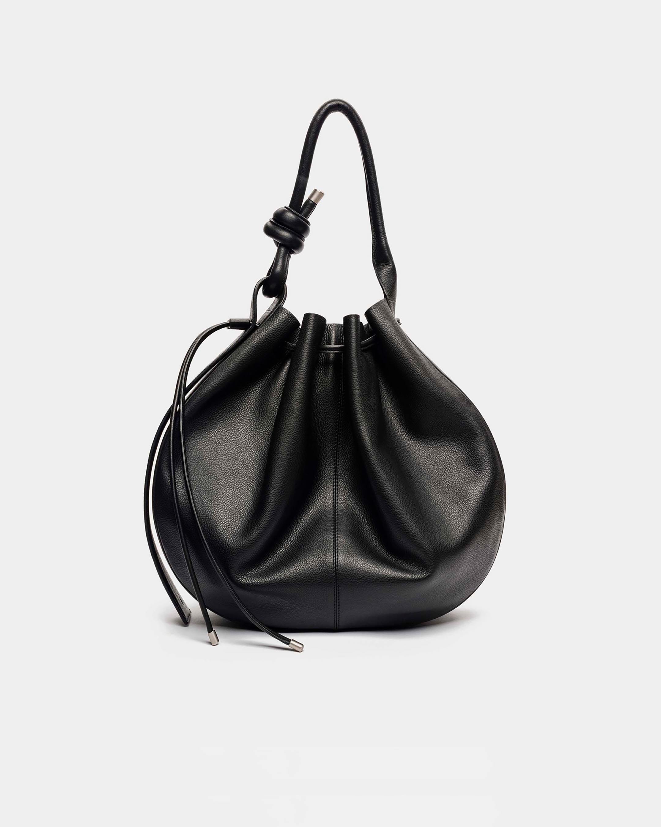 Ina Bag Large Pebble Black
