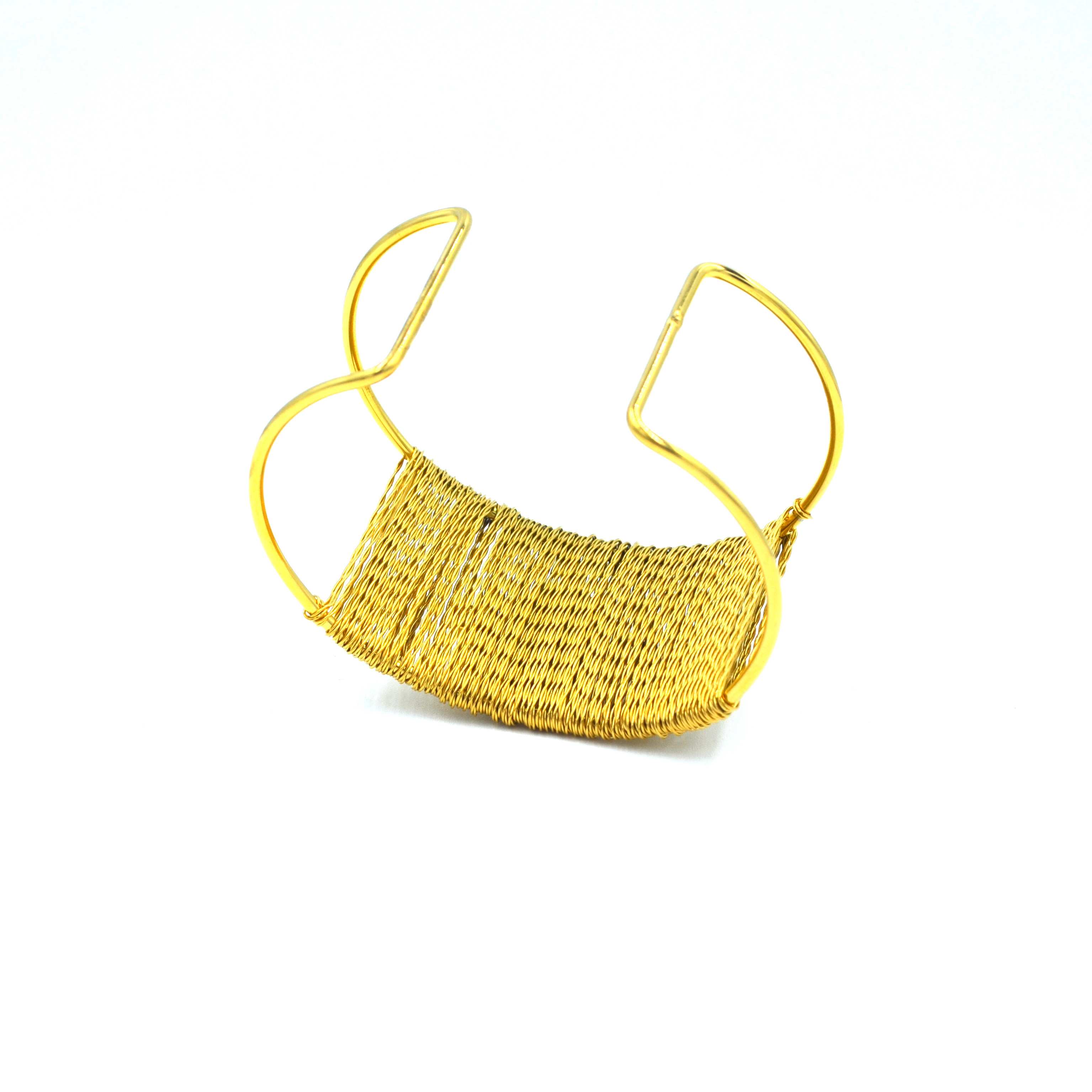 The Nila Gold Plated Cuff Bracelet