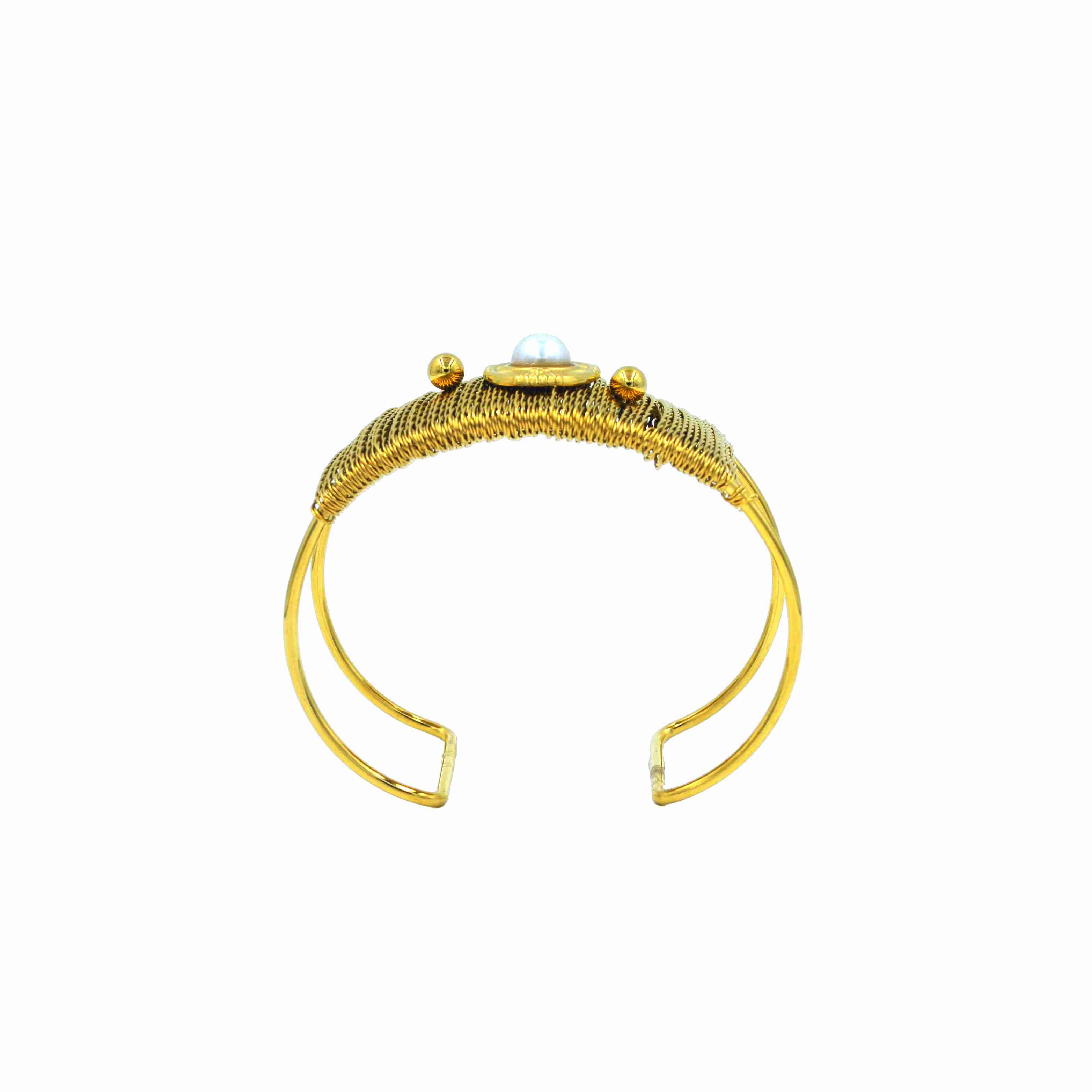 The Nila Gold Plated Cuff Bracelet
