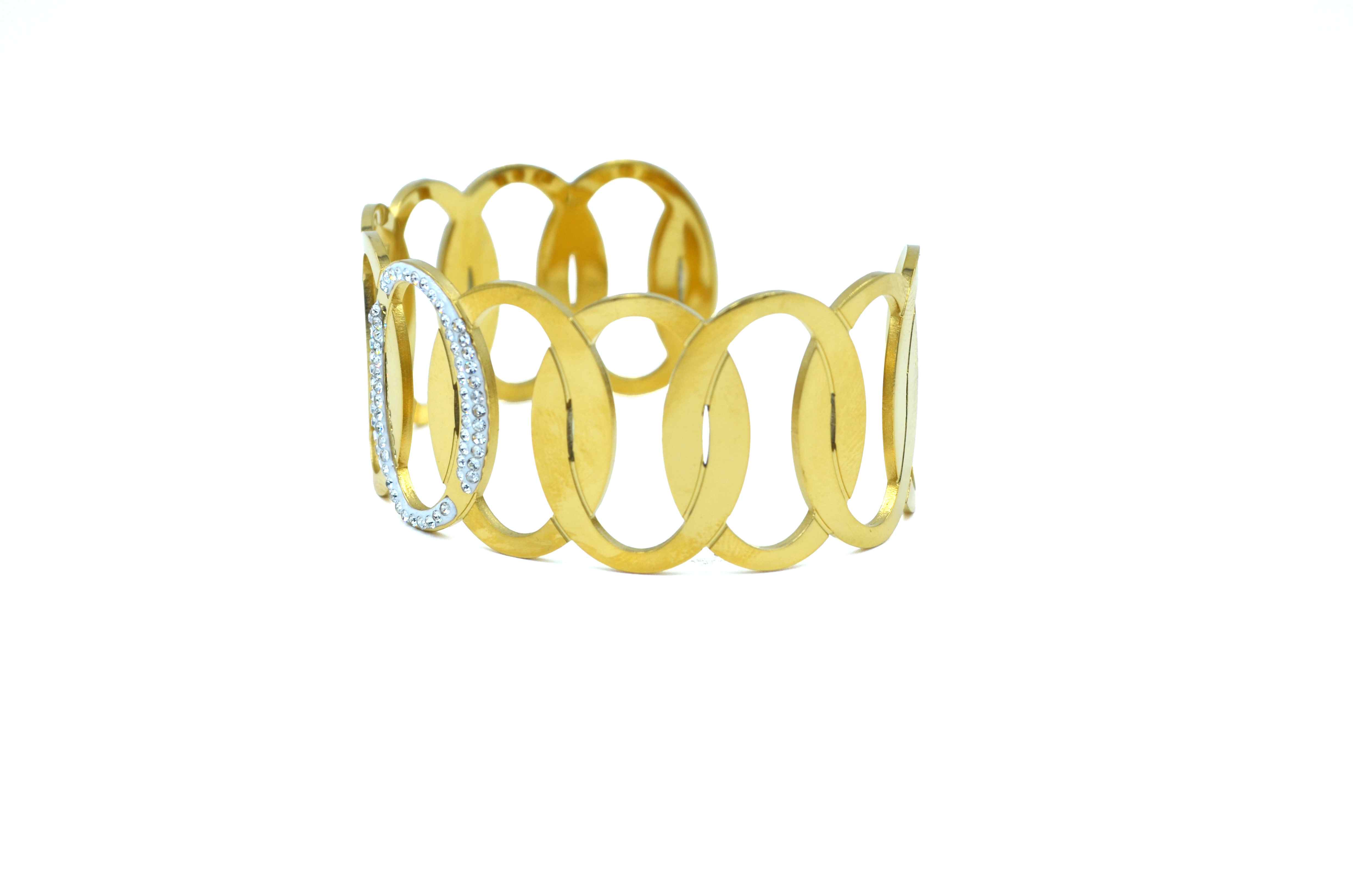 The Nila Gold Plated Cuff Bracelet