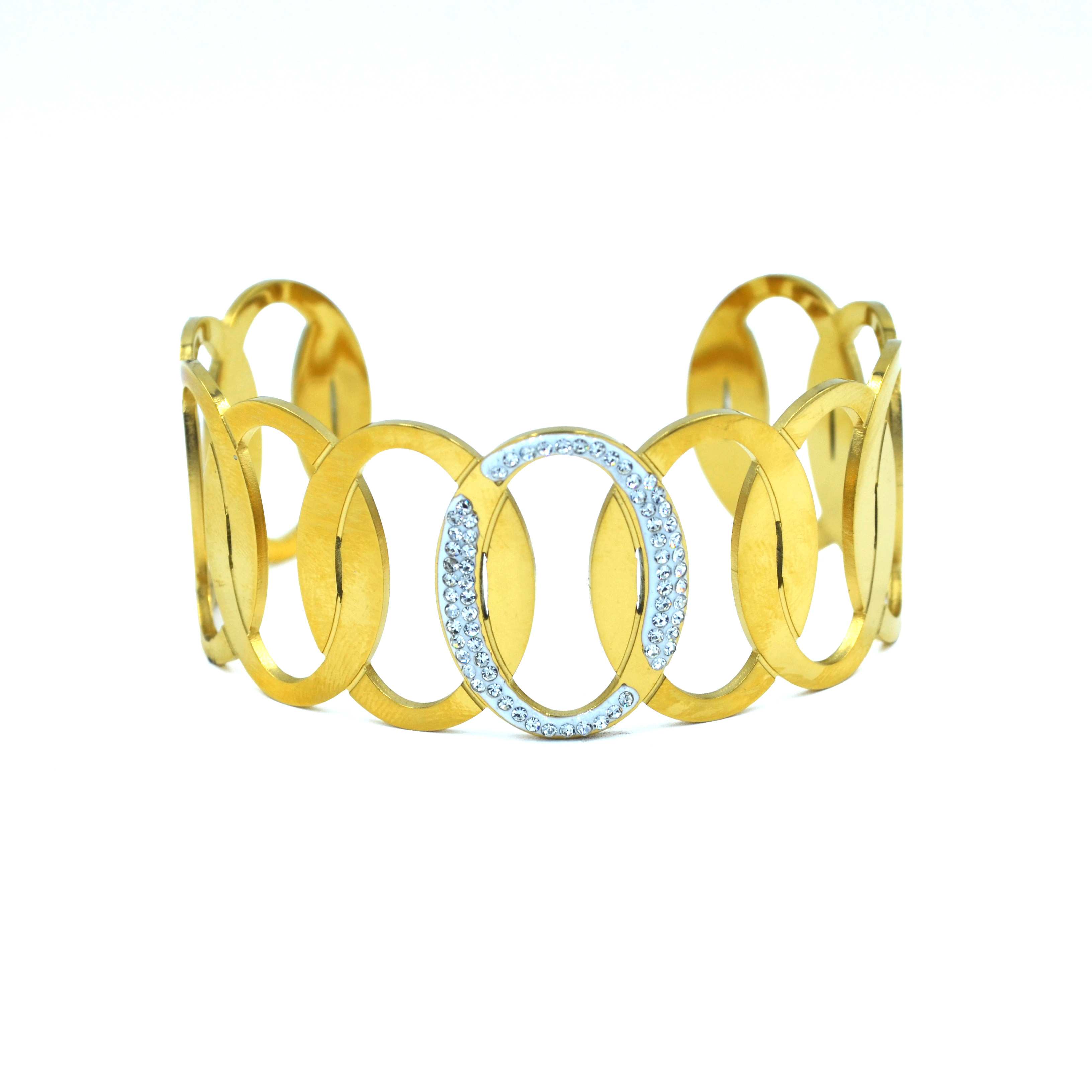 The Nila Gold Plated Cuff Bracelet