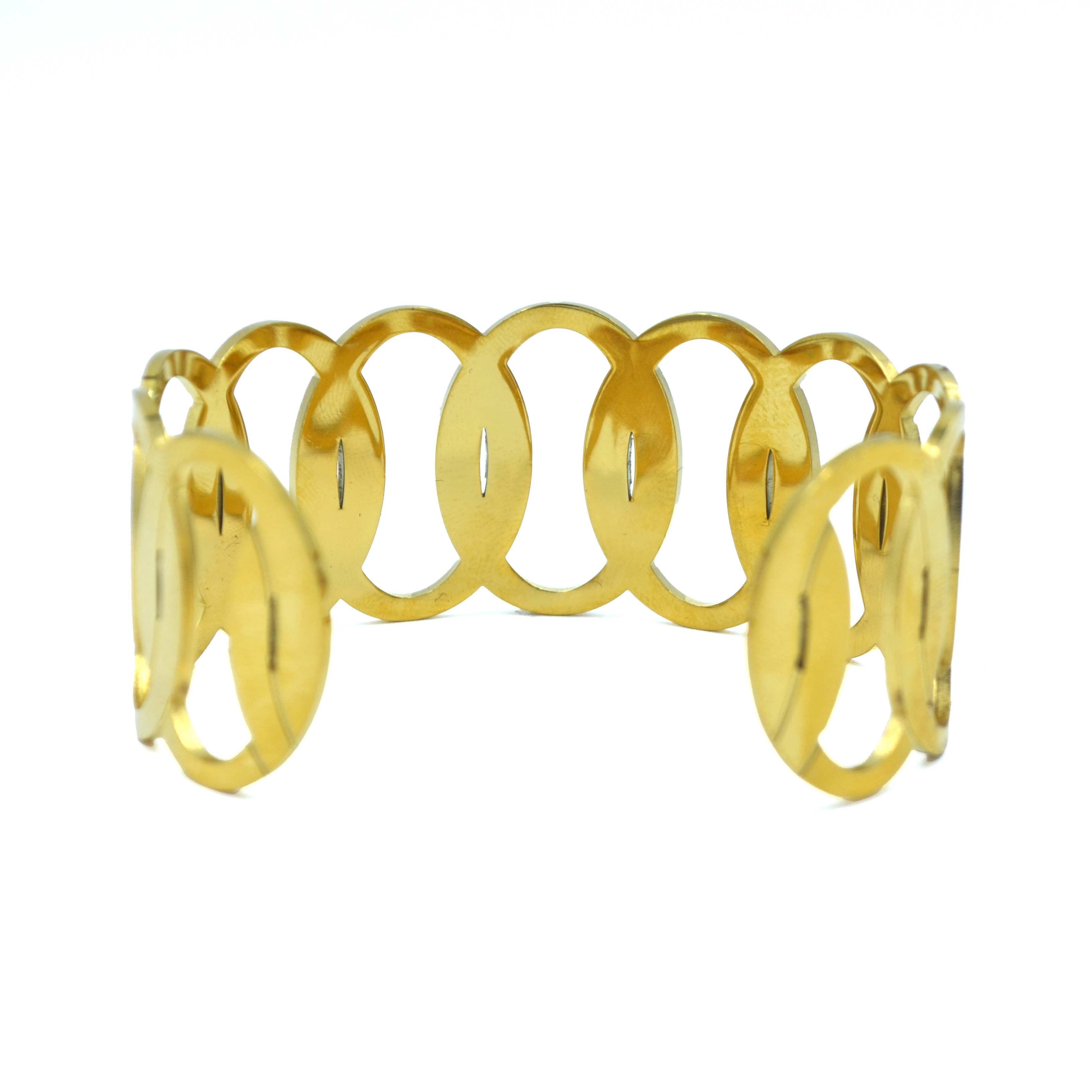 The Nila Gold Plated Cuff Bracelet