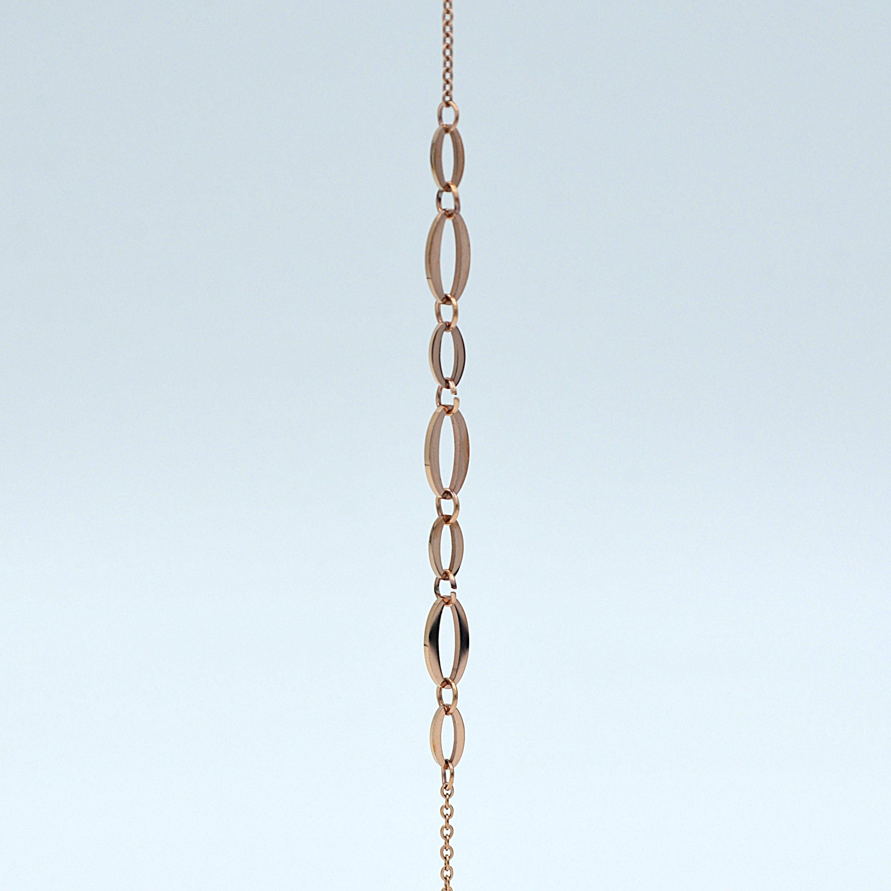 The Nila Rose Gold Interloop Bracelet