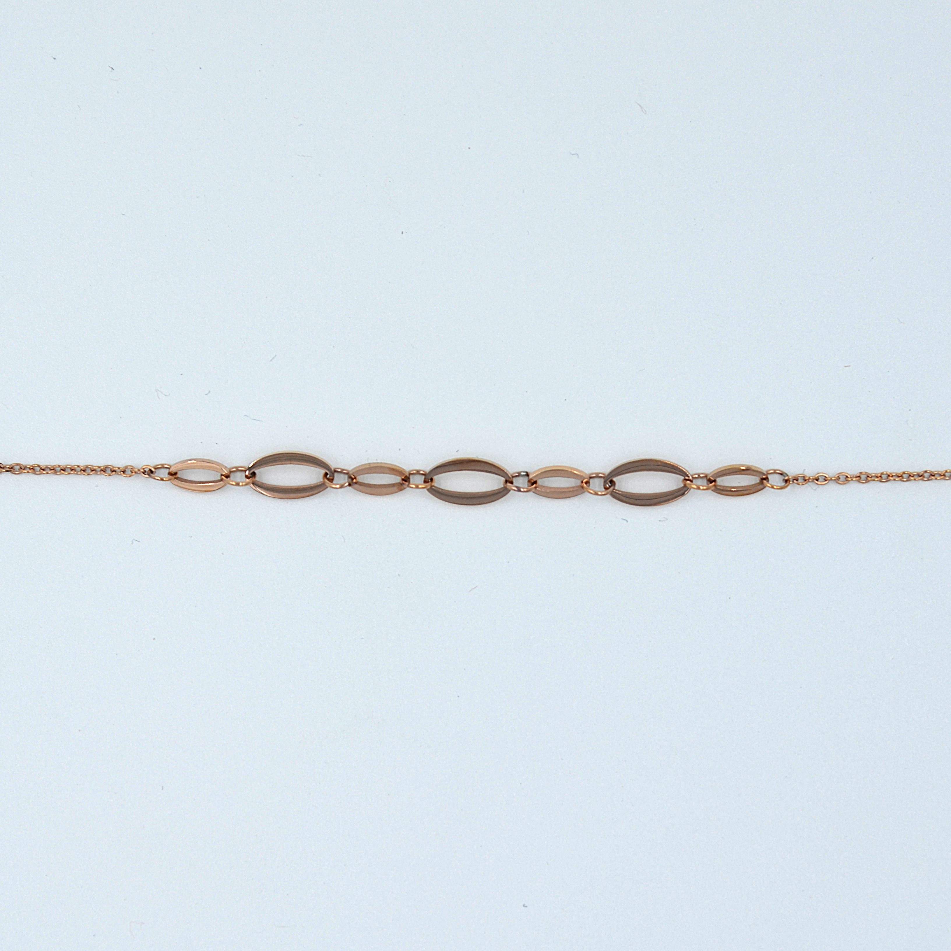 The Nila Rose Gold Interloop Bracelet