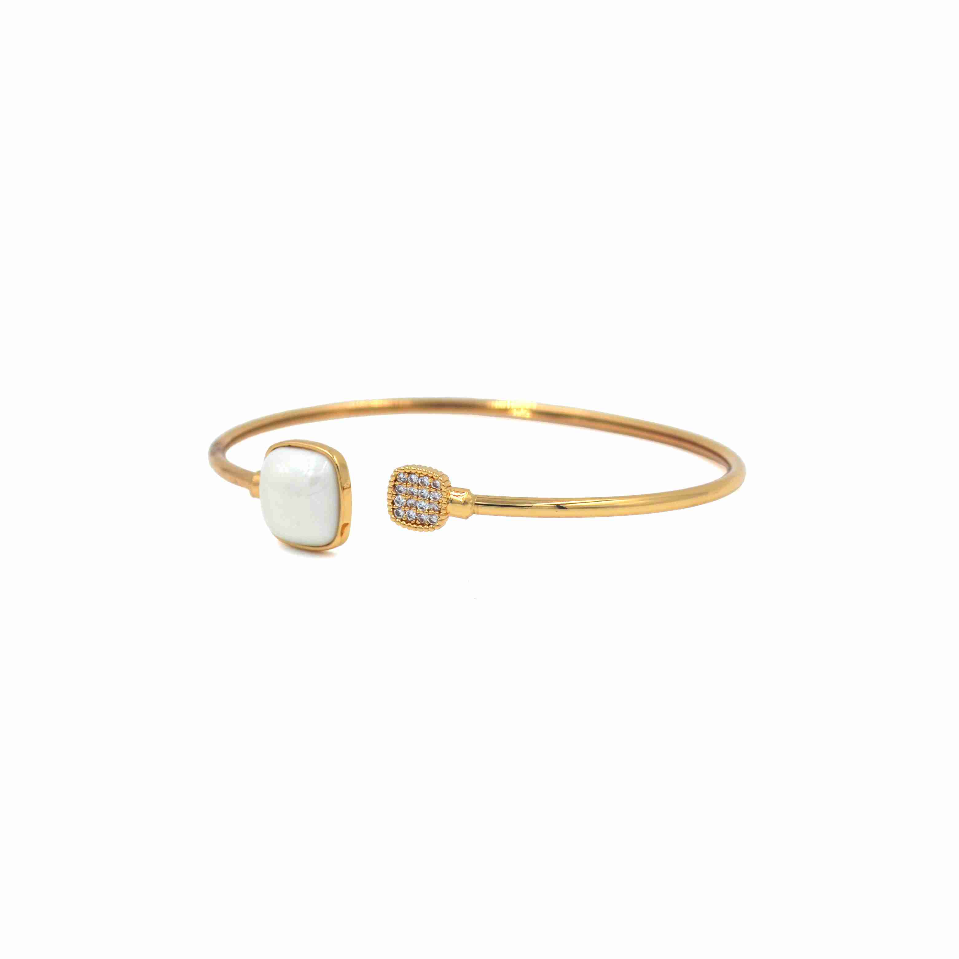 The Nila Gold Plated Elegant Adjustable Bracelet