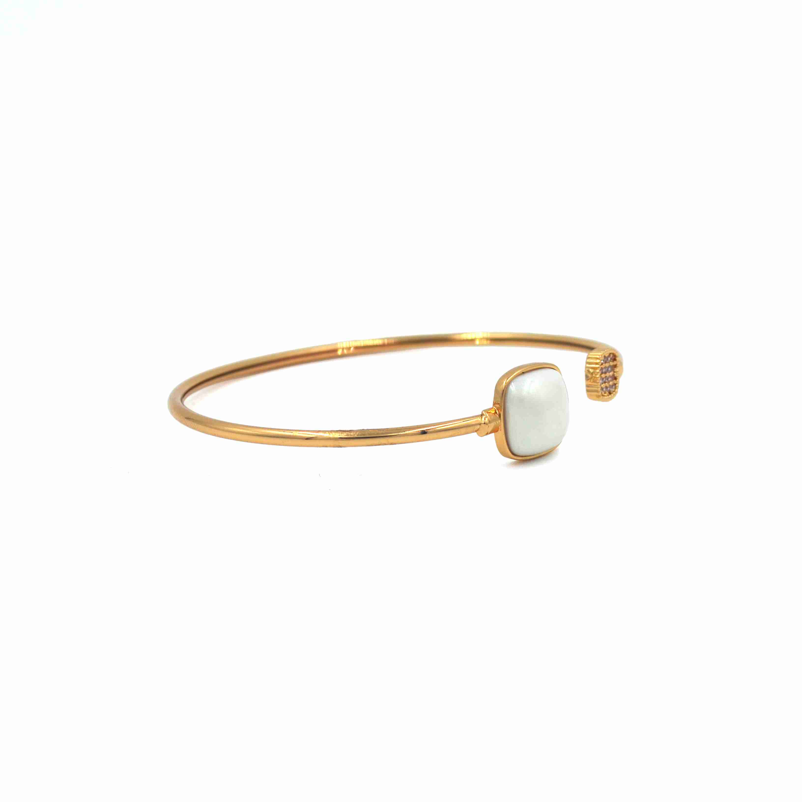 The Nila Gold Plated Elegant Adjustable Bracelet