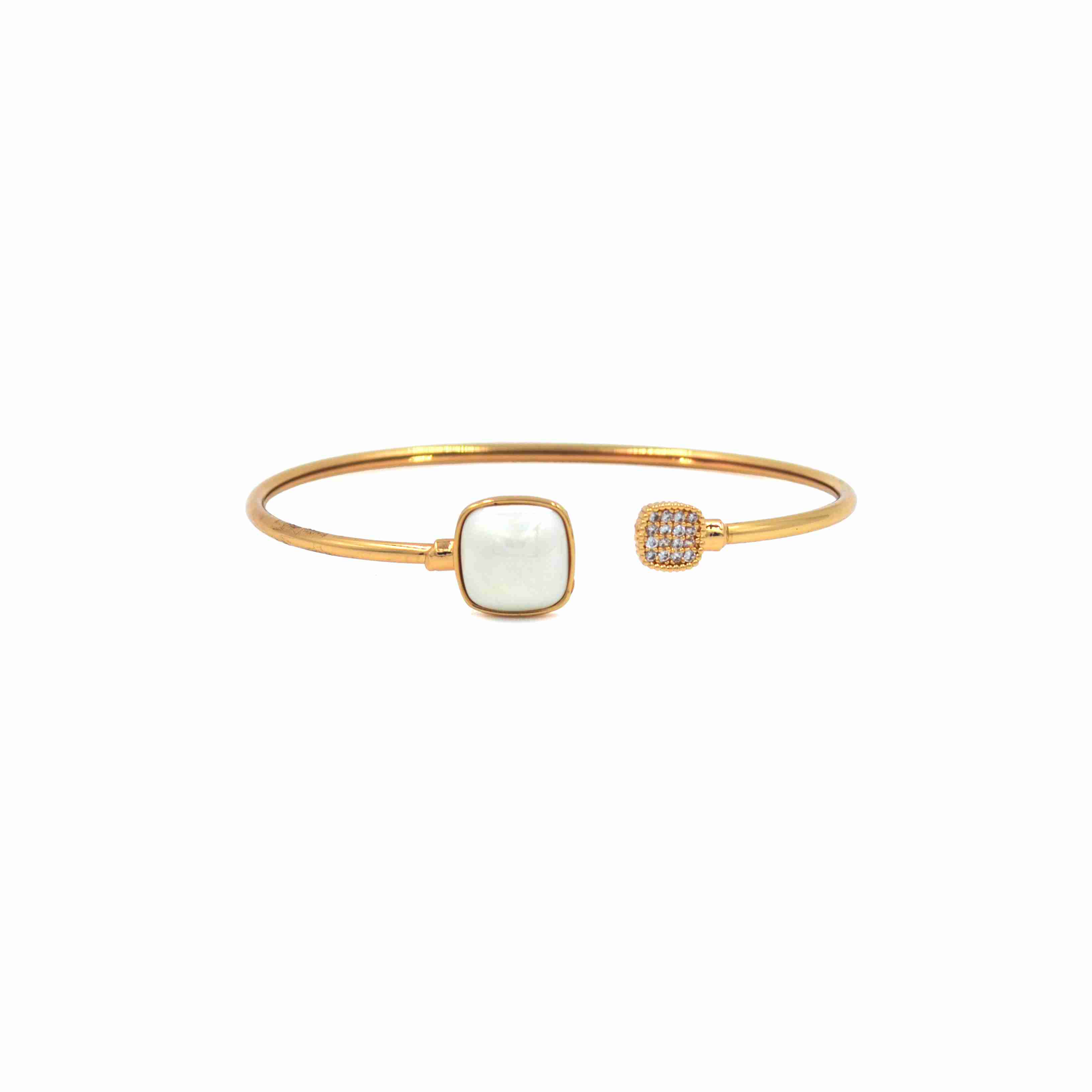 The Nila Gold Plated Elegant Adjustable Bracelet