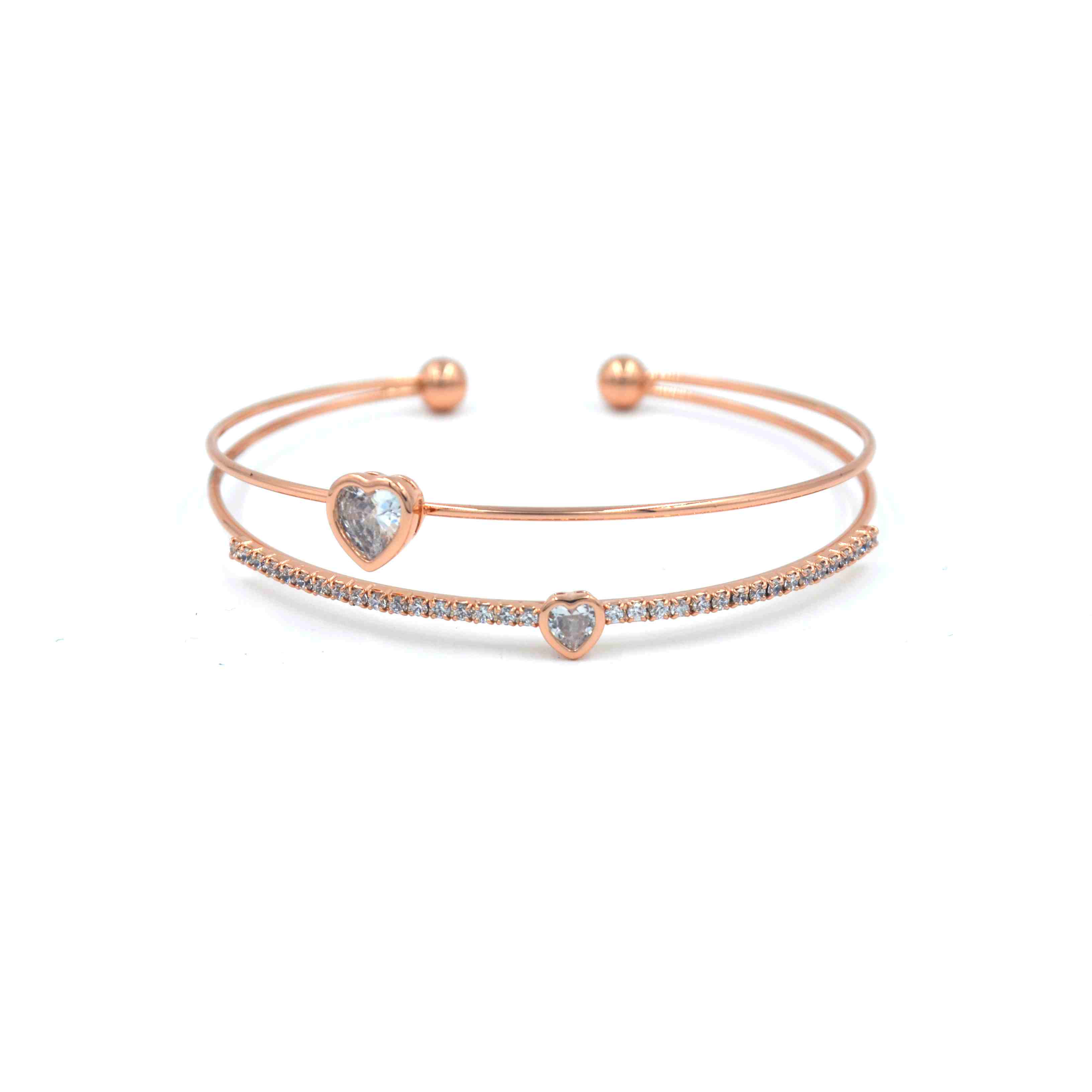 The Nila Rose Gold Fashion Bracelet