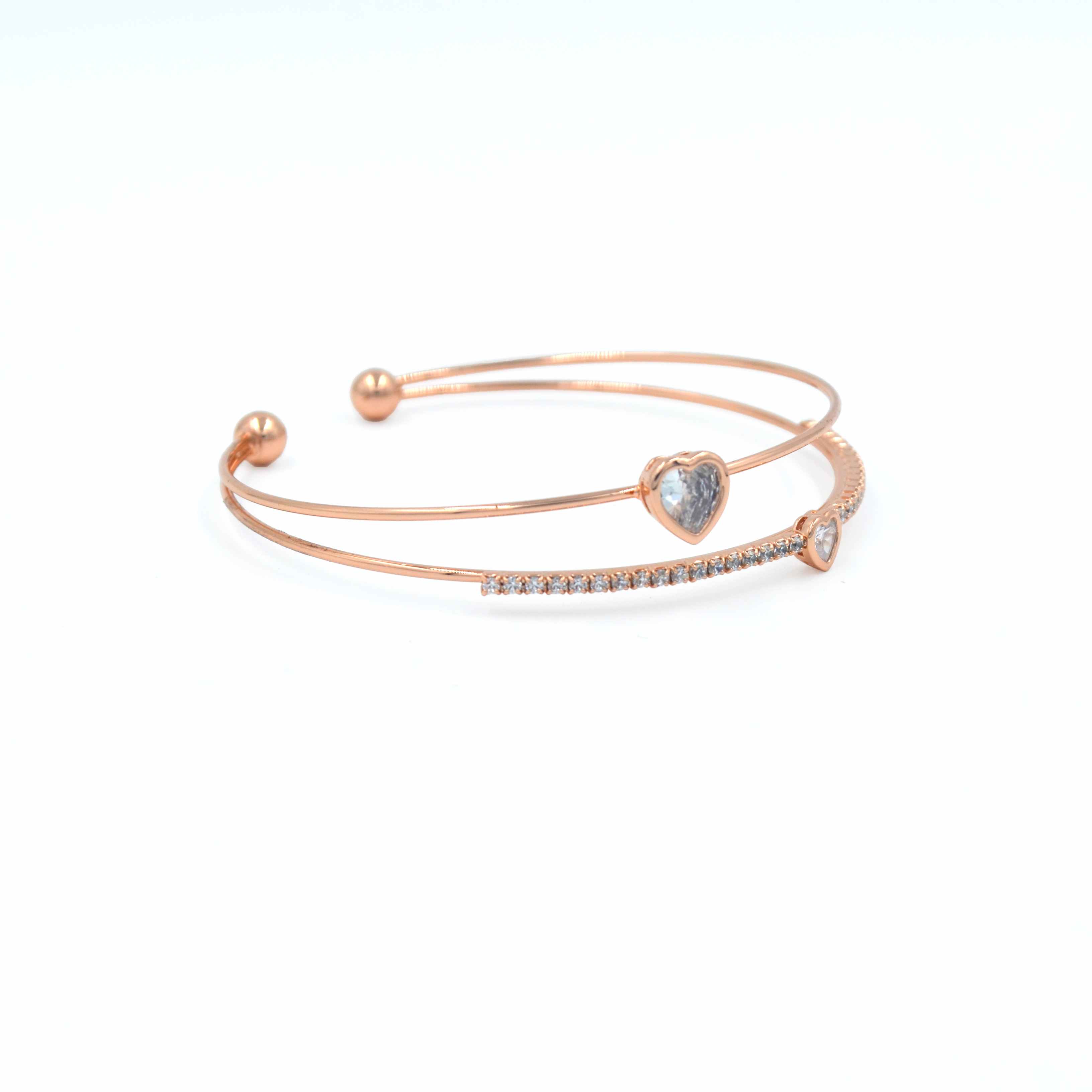 The Nila Rose Gold Fashion Bracelet