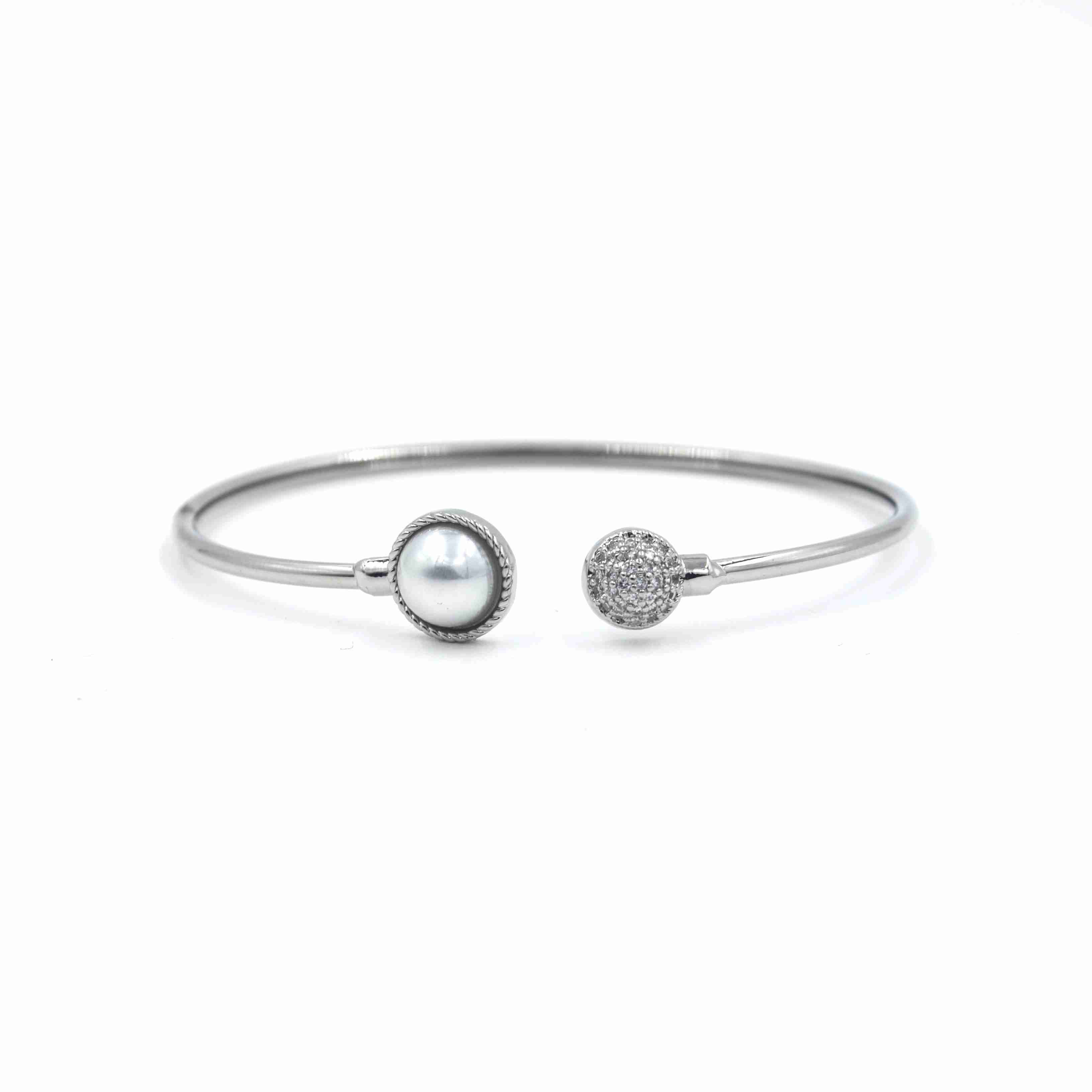 The Nila Sliver Plated Designer Bracelet