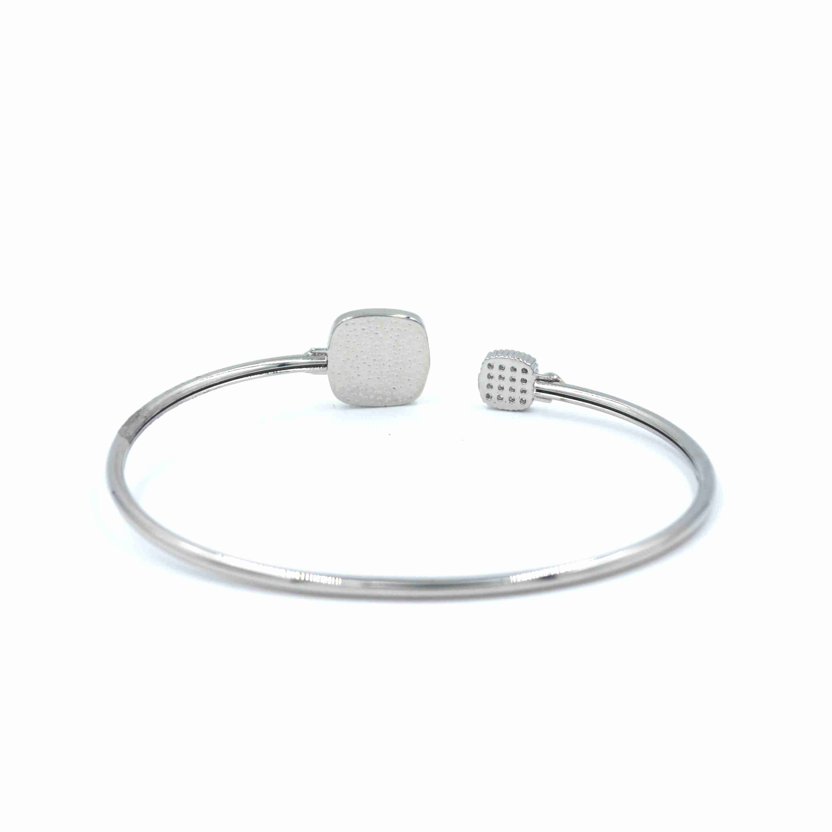 The Nila Sliver Plated Designer Bracelet