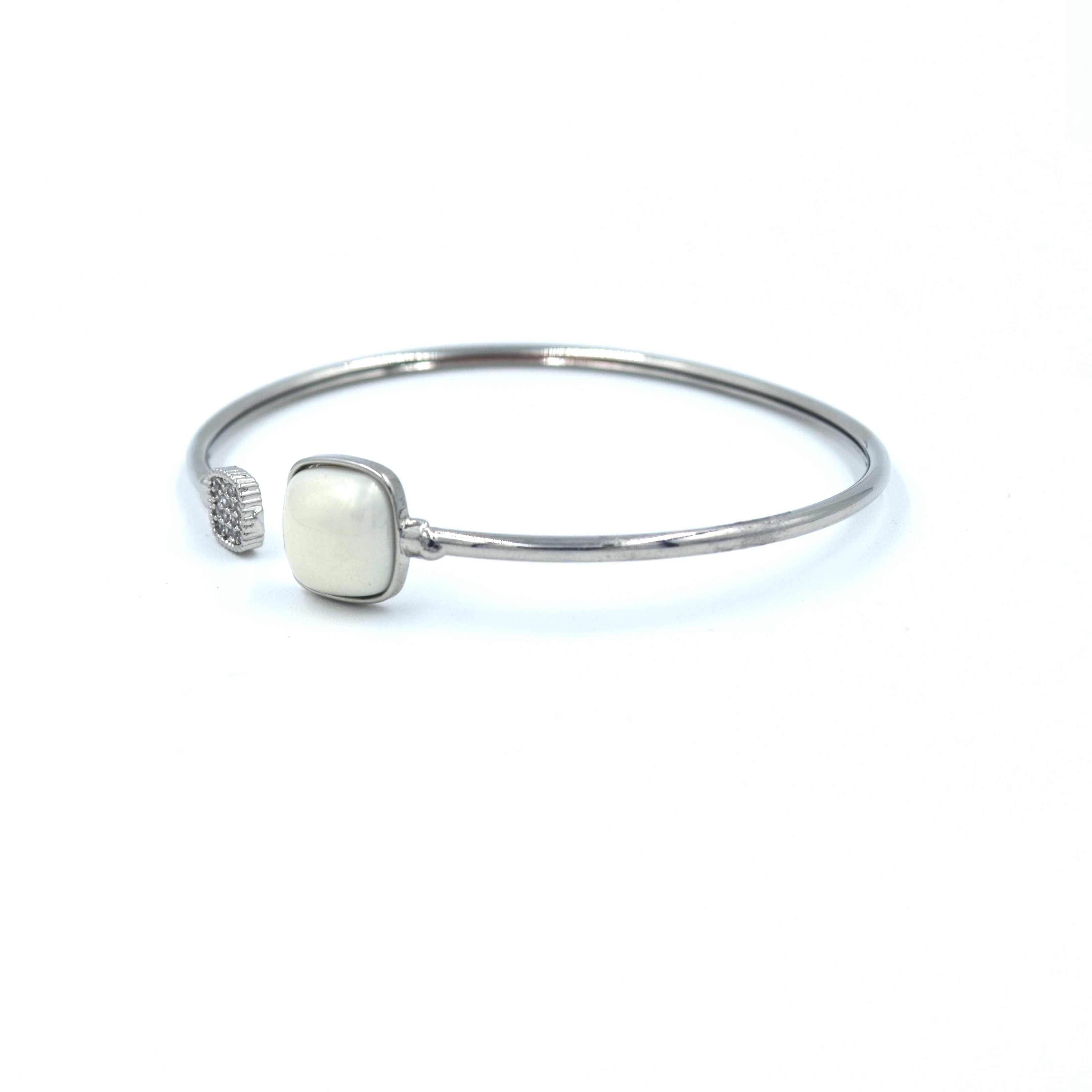 The Nila Sliver Plated Designer Bracelet
