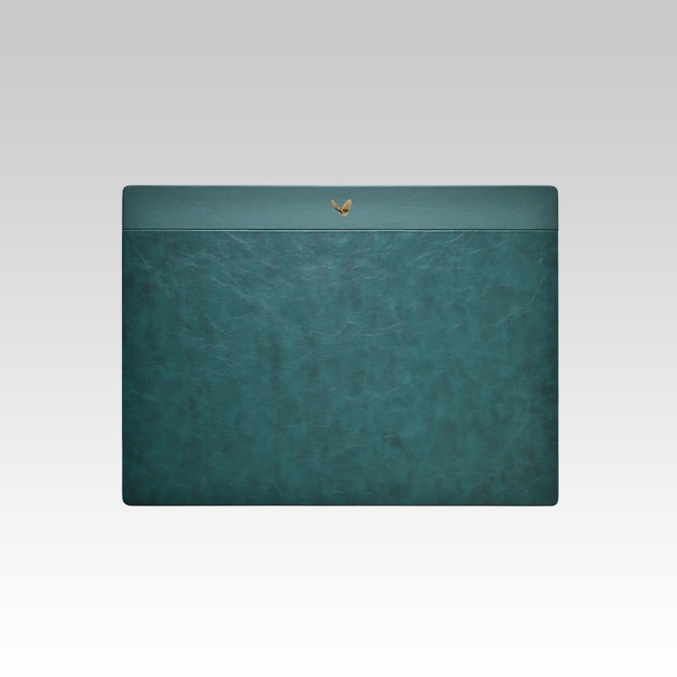 22x16 Inches Rigid Desk Blotter Plus | Moderno | Olive Green