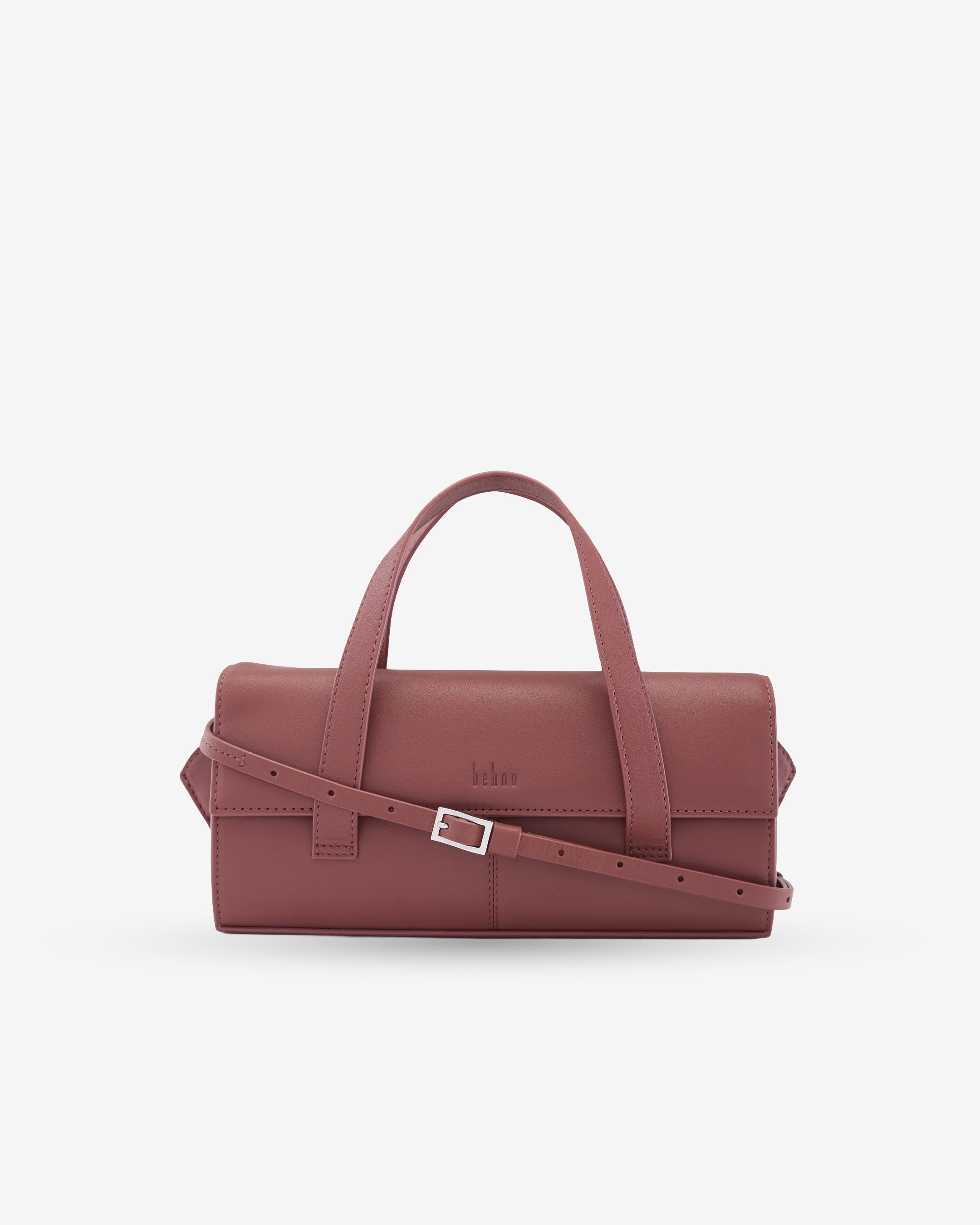 Michelle Mini Crossbody Nappa Brick