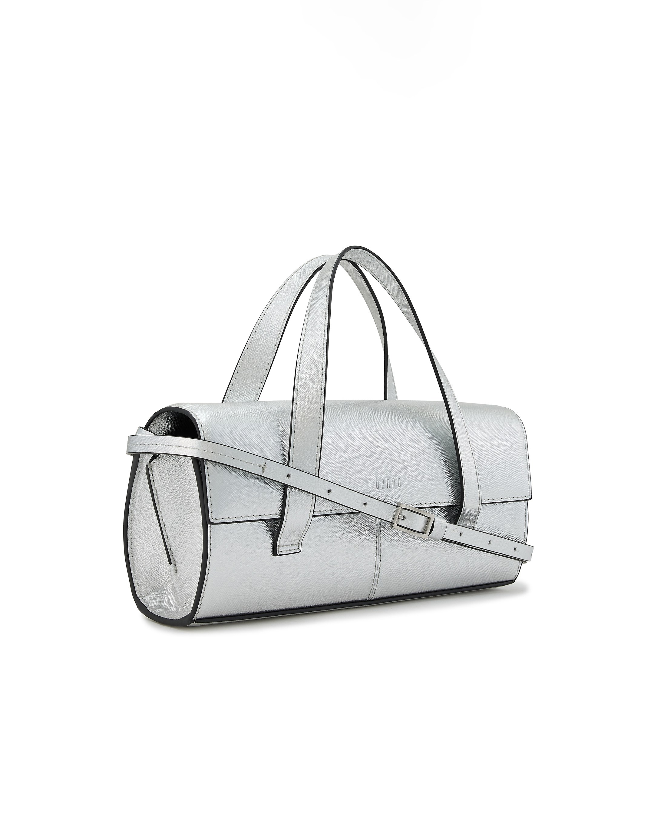 Michelle Mini Crossbody Metallic Silver