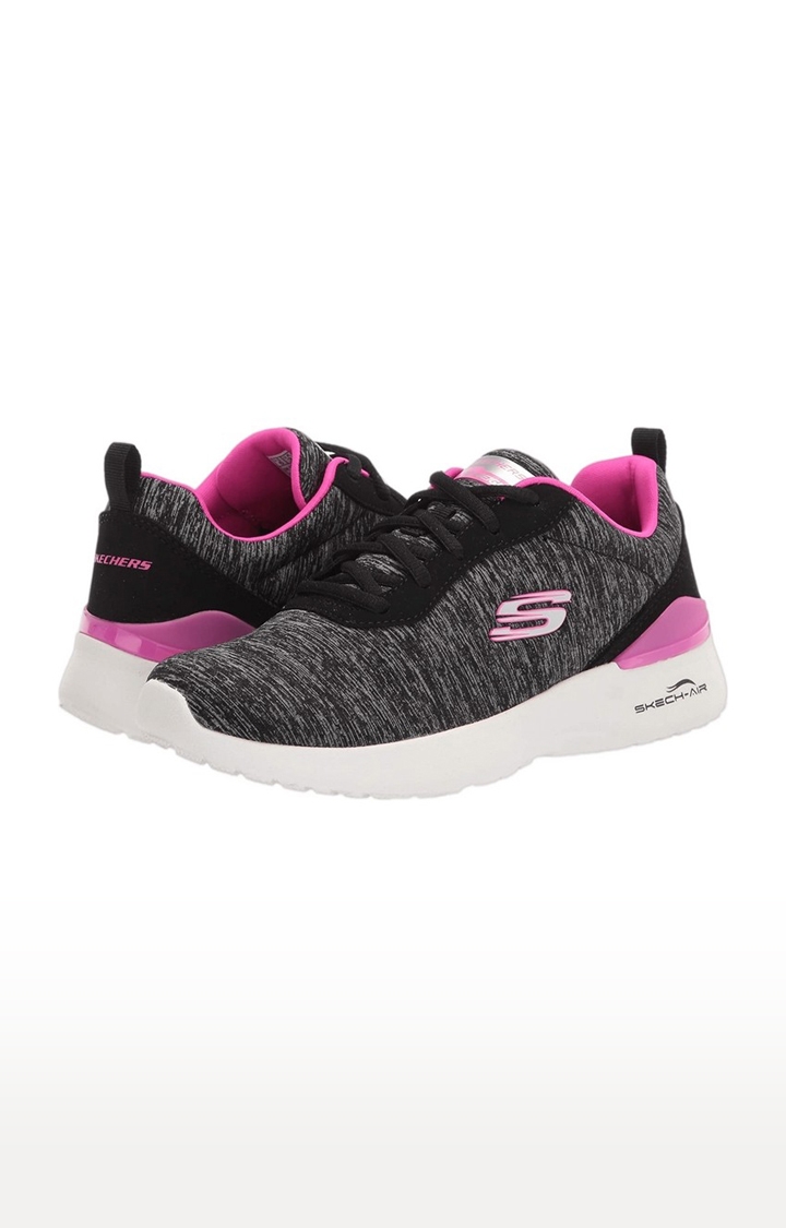 Skechers | Skechers Women's Skech-AIR Dynamight-Paradise Black/HOT Sports Shoe_149344-BKHP 4